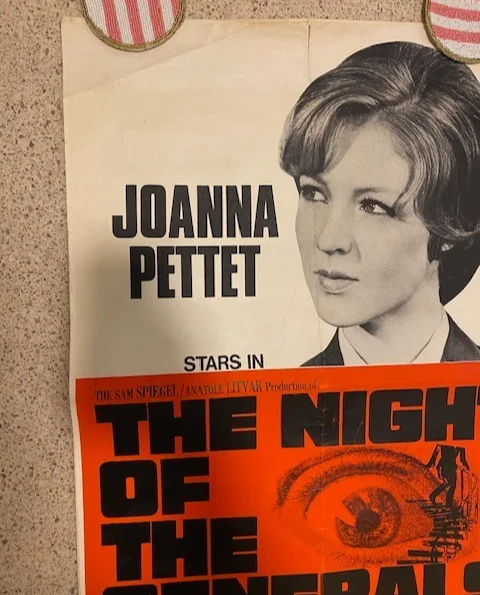 The Night Of The Generals - Original One Sheet - Joanna Pettet as Ulrike - RARE, изображение 5