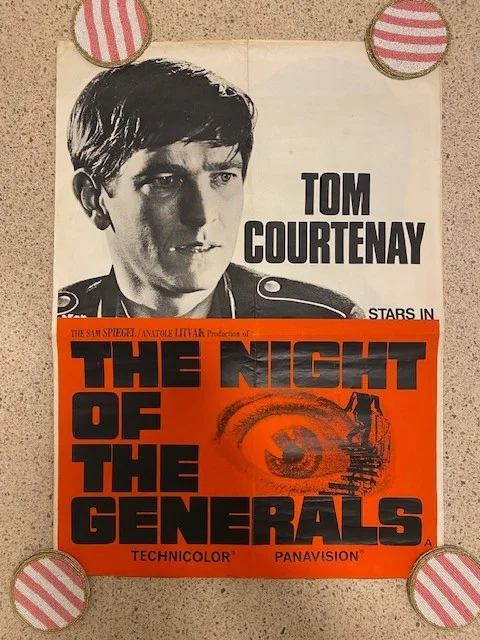 The Night Of The Generals Original One Sheet Tom Courtenay as Corporal Hartmann, image 2
