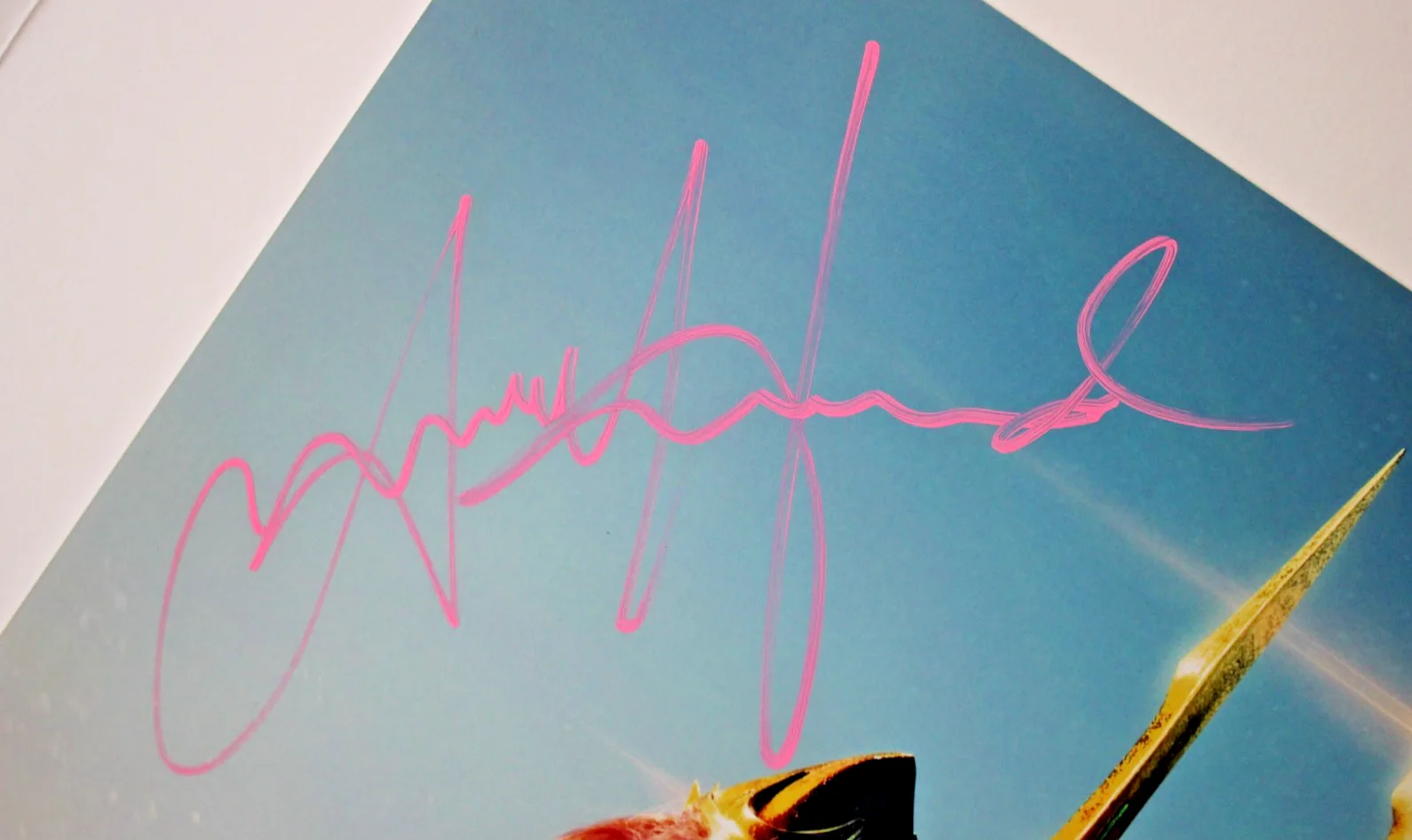 Jason Momoa, Amber Heard — Jason Momoa & Amber Heard Dual Signed 20x30 Aquaman Photo, изображение 2