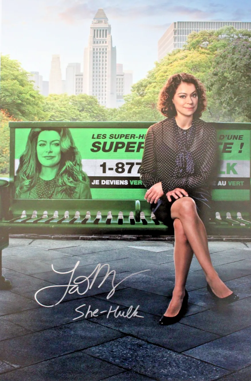 Tatiana Maslany — Tatiana Maslany Signed 20x30 Photo “She‑Hulk” Autograph Marvel MCU SWAU COA