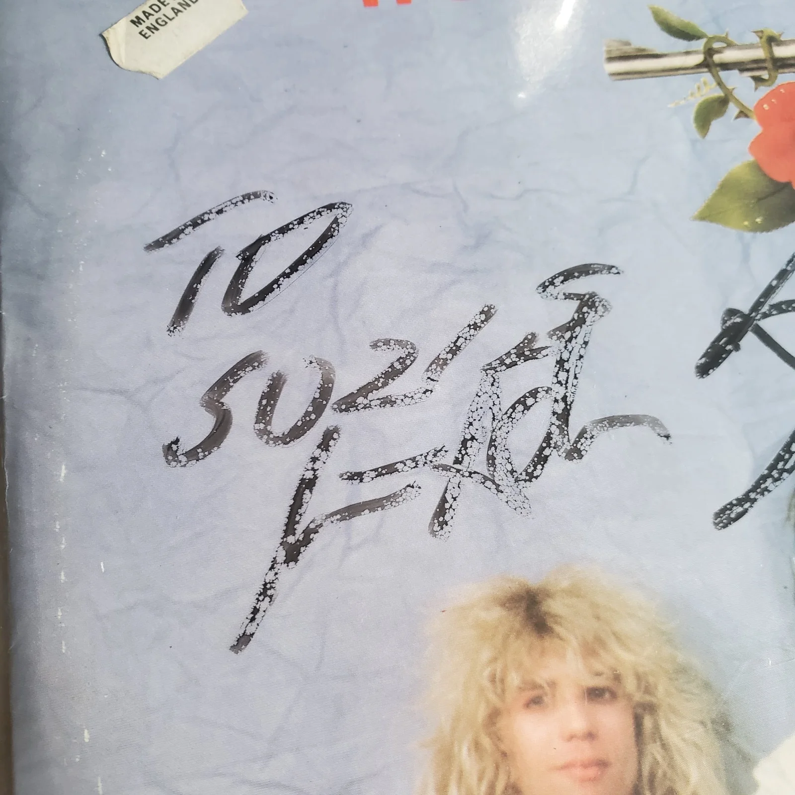 Guns N Roses Signed X3 Slash, Duff, It’s So Easy Mr Brownstone Vinyl Record, image 2