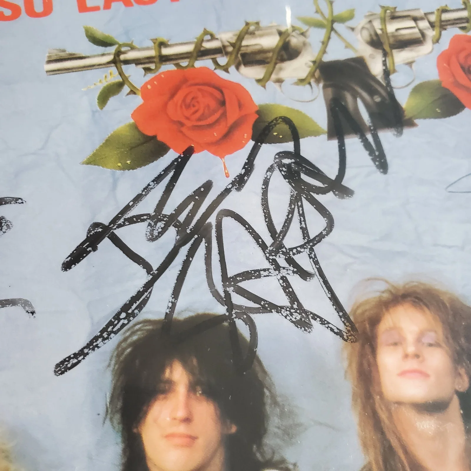Guns N Roses Signed X3 Slash, Duff, It’s So Easy Mr Brownstone Vinyl Record, image 3