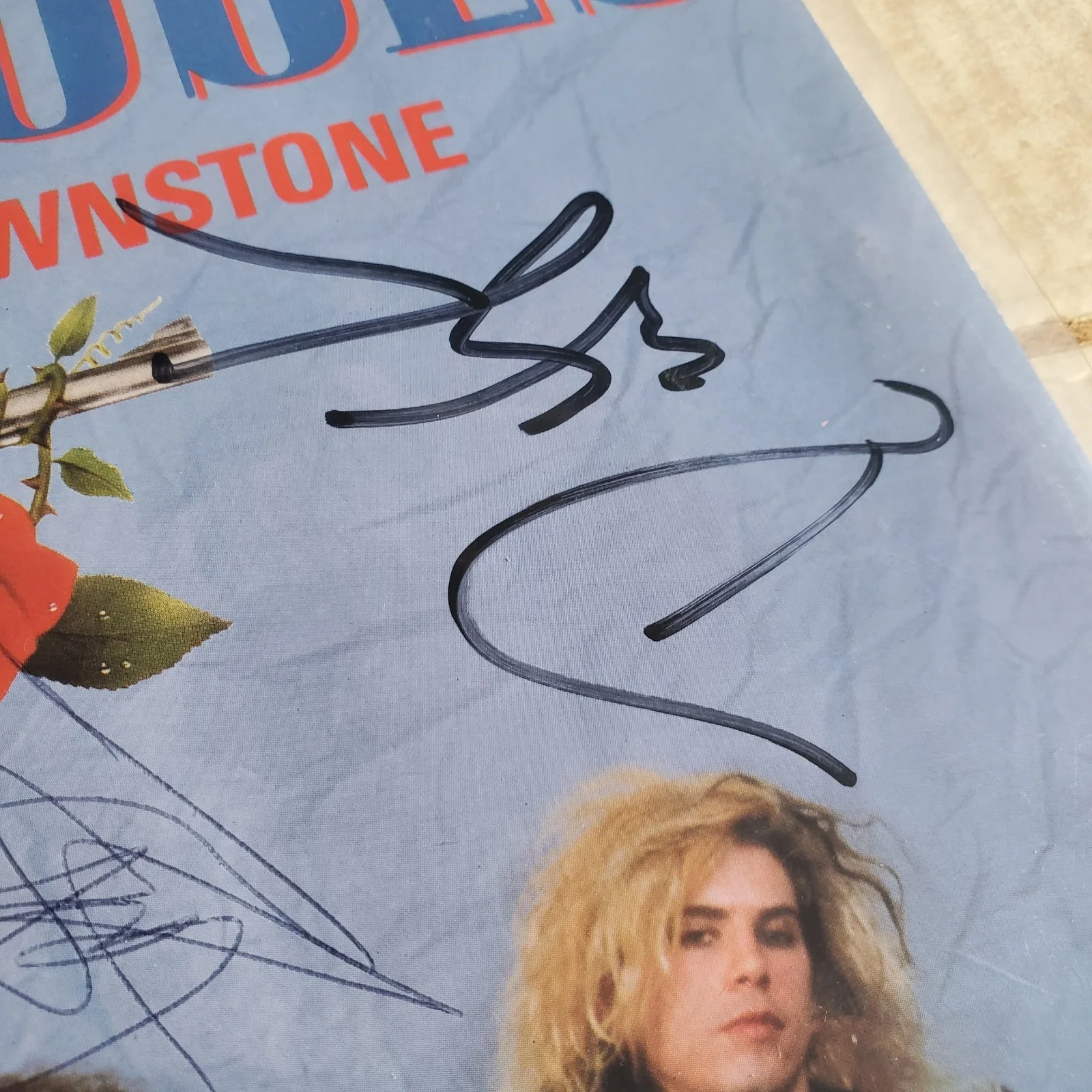Guns N Roses Signed X3 Slash, Duff, It’s So Easy Mr Brownstone Vinyl Record, image 5