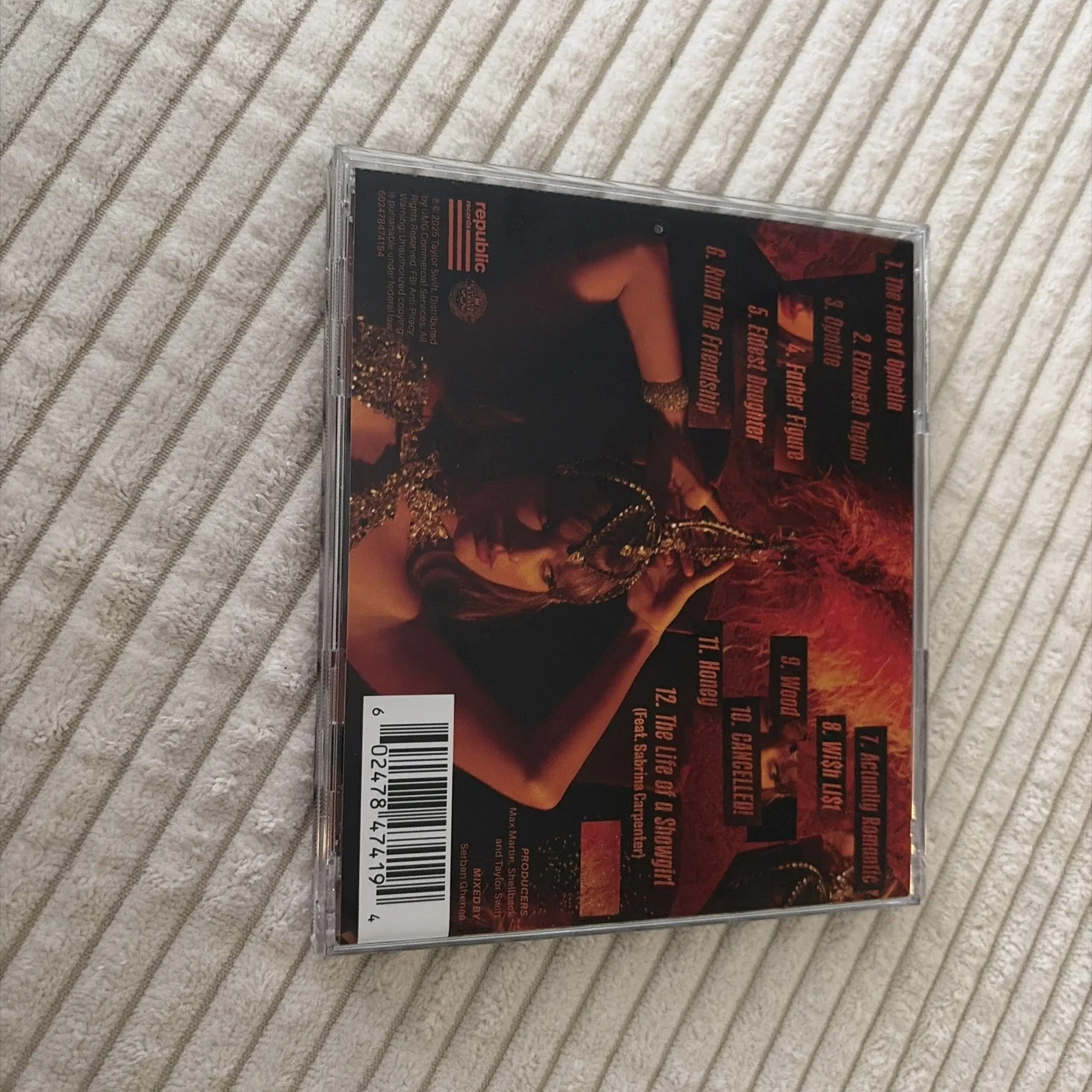 Taylor Swift - The Life of a Showgirl CD + Hand Signed Photo 4 Autographed CD!, изображение 5