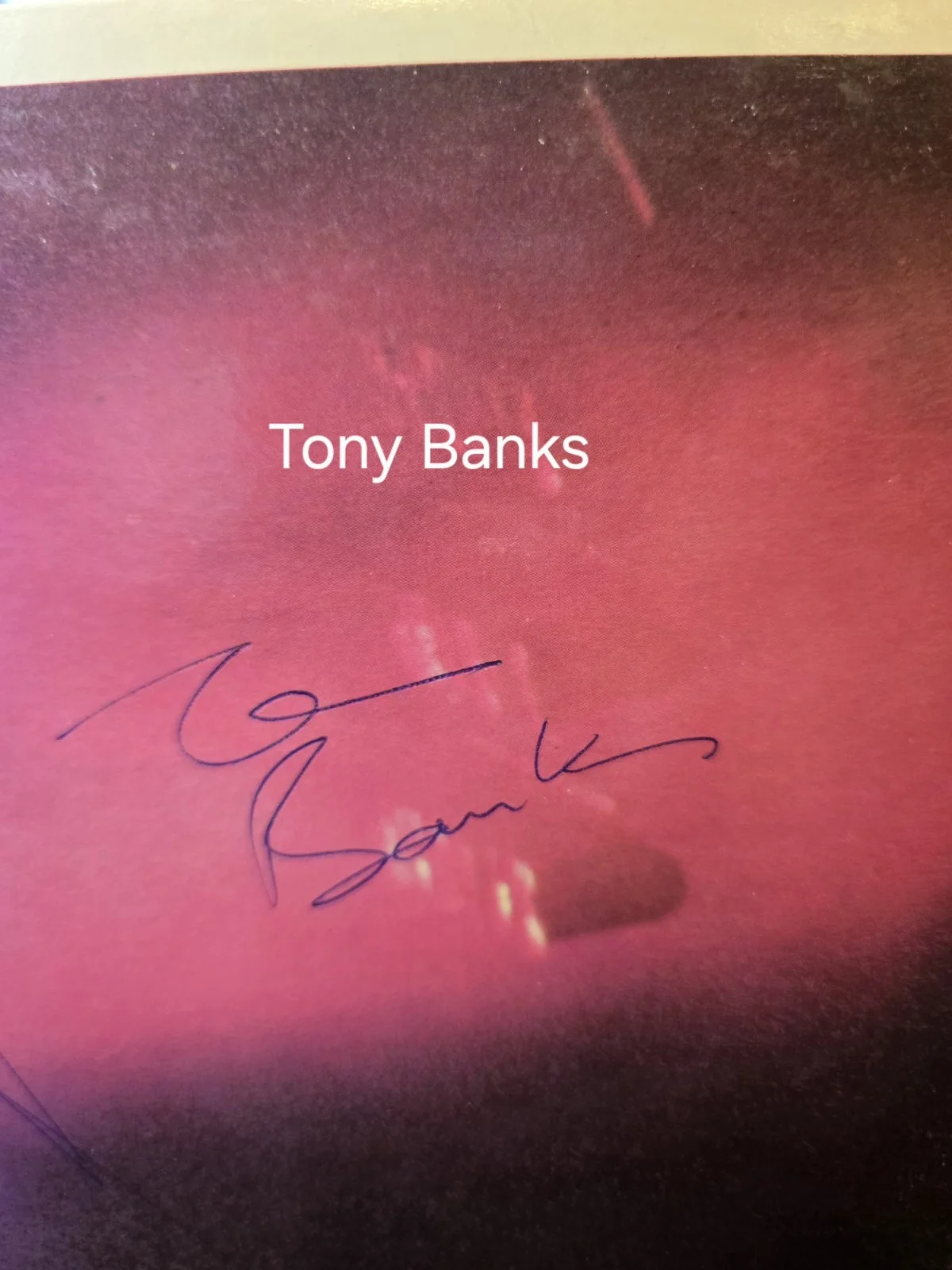 Genesis Full Band THREE SIDES LIVE Signed Autographed BY AL 5. LP **REAL** EX/EX, image 5