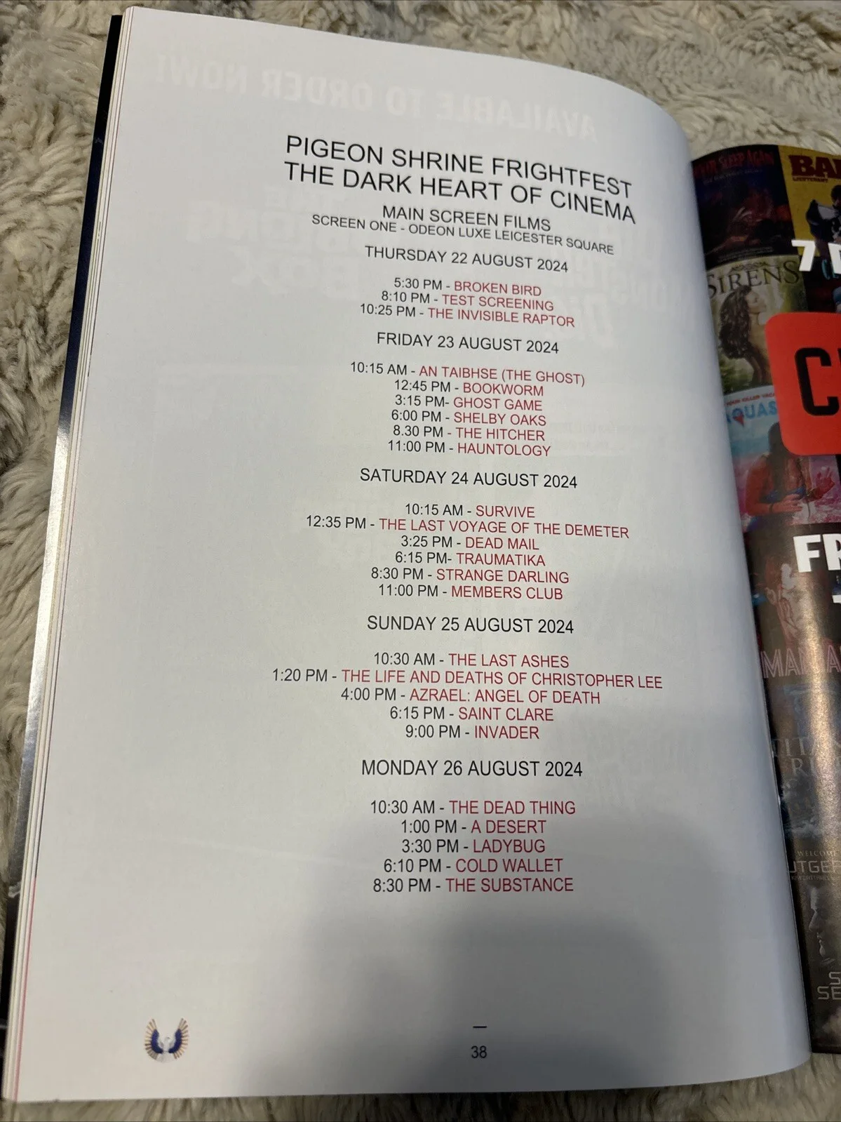FrightFest Programme 2024. 92 Pages, изображение 3