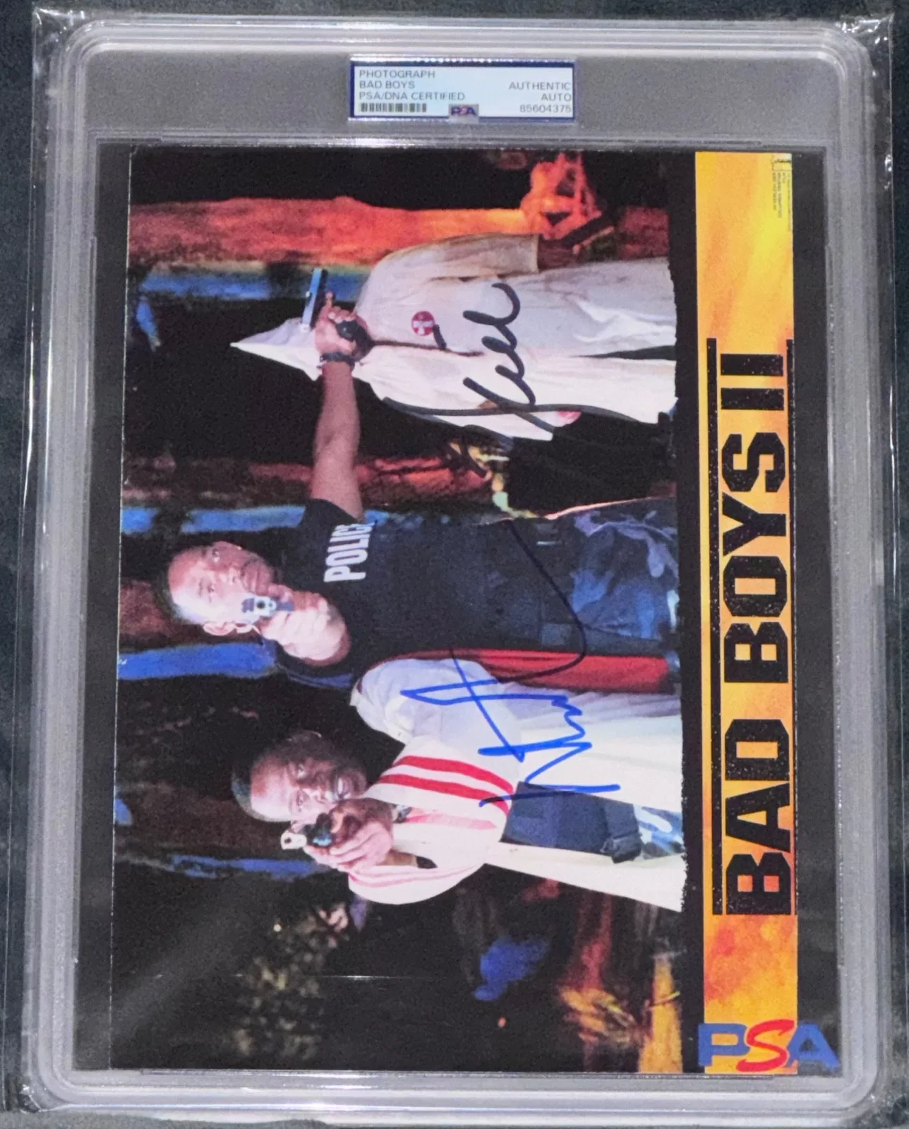 Will Smith — Signed Will Smith & Martin Lawrence Photo BAD BOYS Autographed Auto PSA, изображение 3