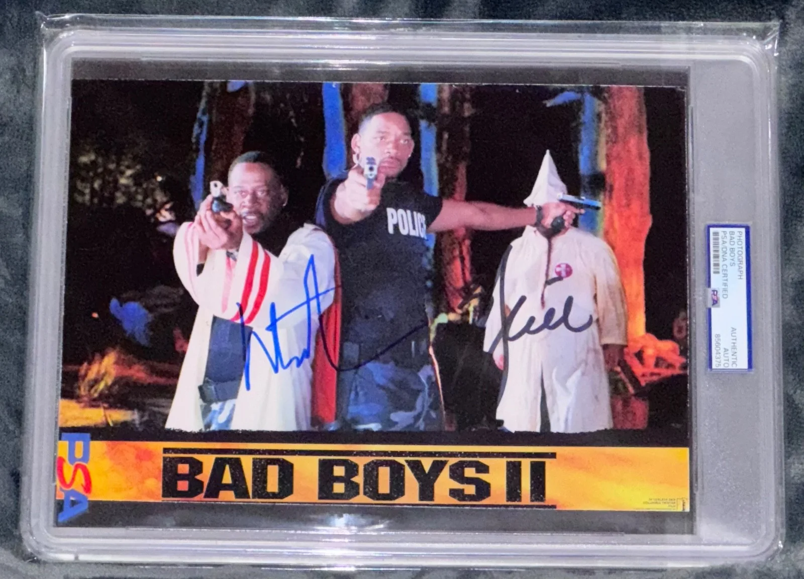 Will Smith — Signed Will Smith & Martin Lawrence Photo BAD BOYS Autographed Auto PSA, изображение 4