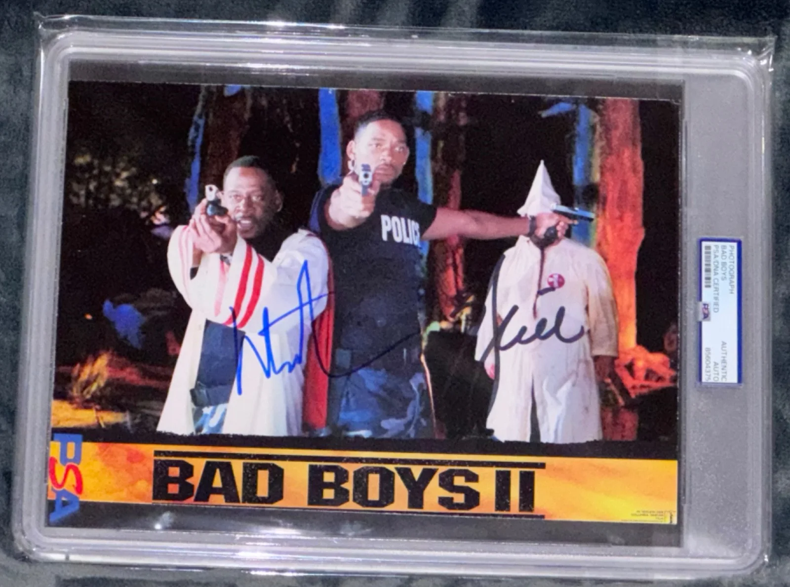 Will Smith — Signed Will Smith & Martin Lawrence Photo BAD BOYS Autographed Auto PSA, изображение 5