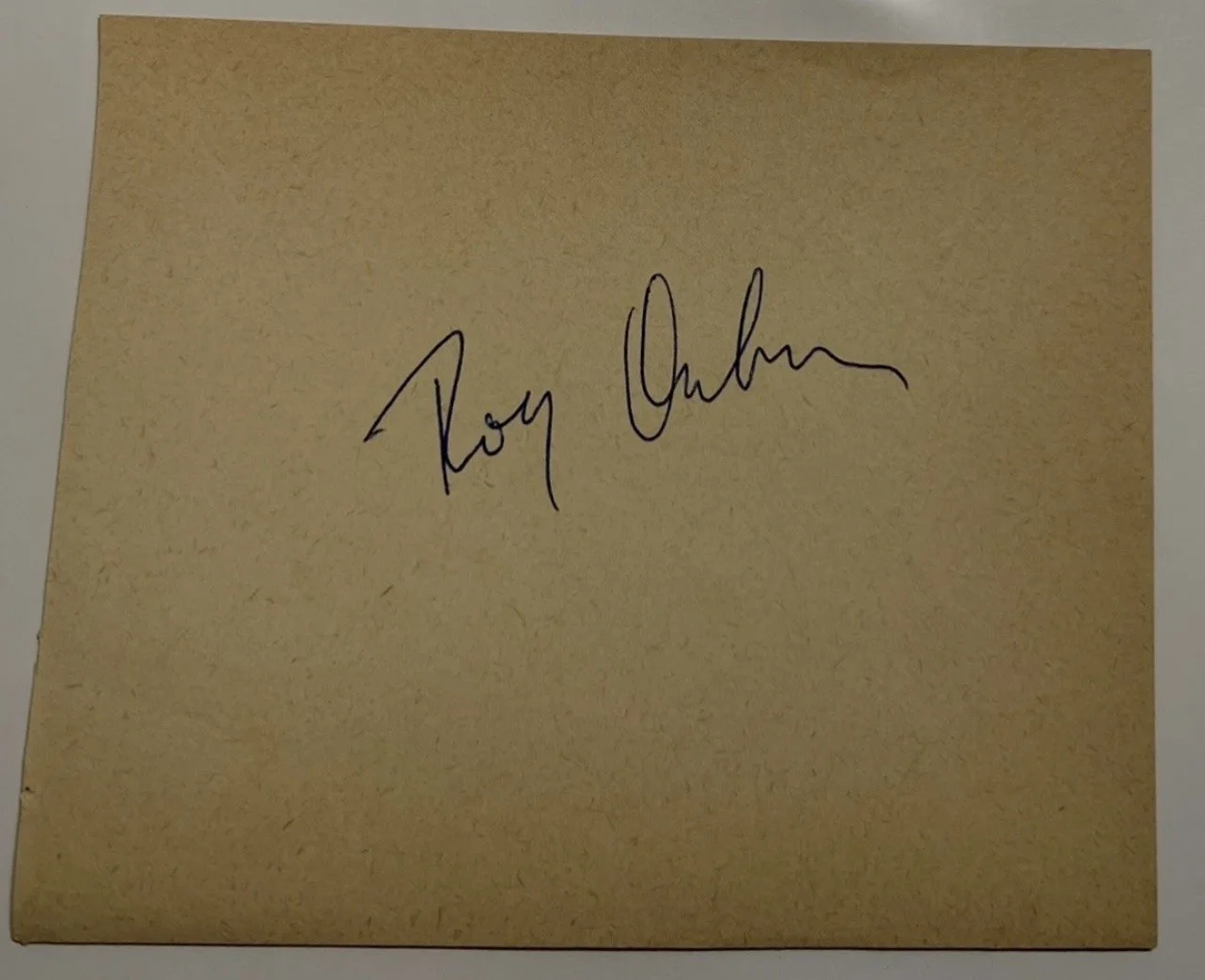 Roy Orbison Signed Card with COA Autograph Pretty Woman Crying, изображение 2