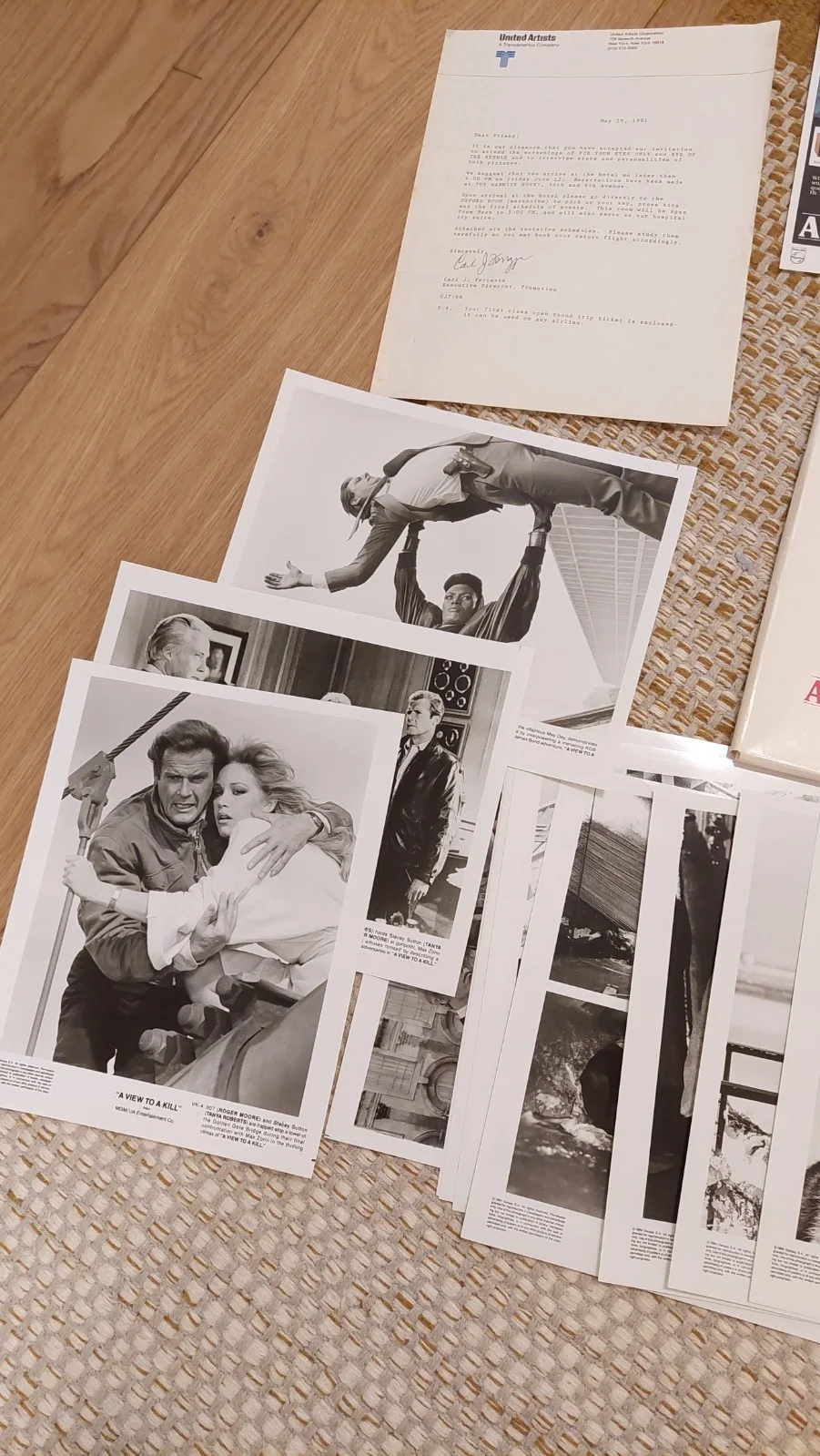 James Bond 007 A View to A Kill press pack inc official press photos, изображение 2