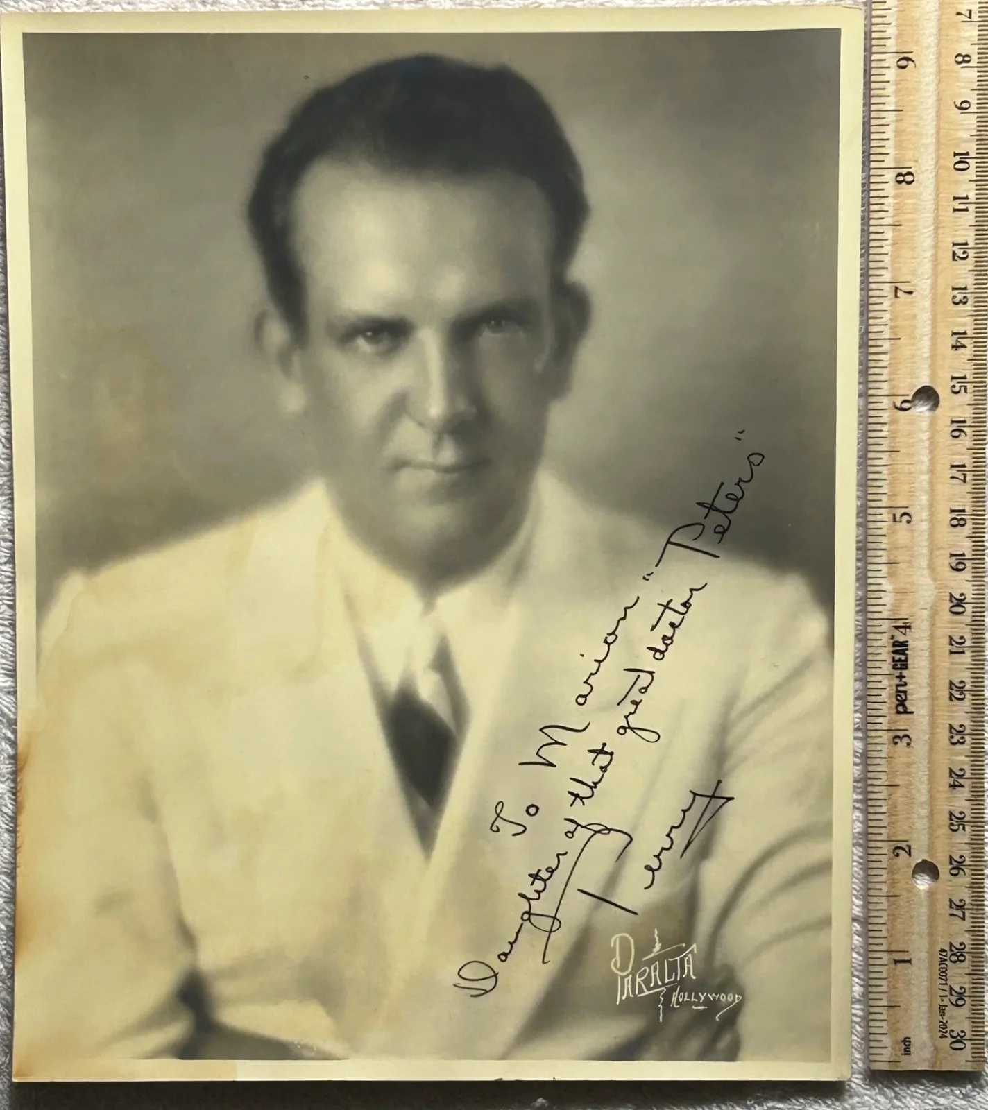 PERRY ASKAM—SIGNED PHOTO—Opera Singer+Actor•Early Talkies, image 2