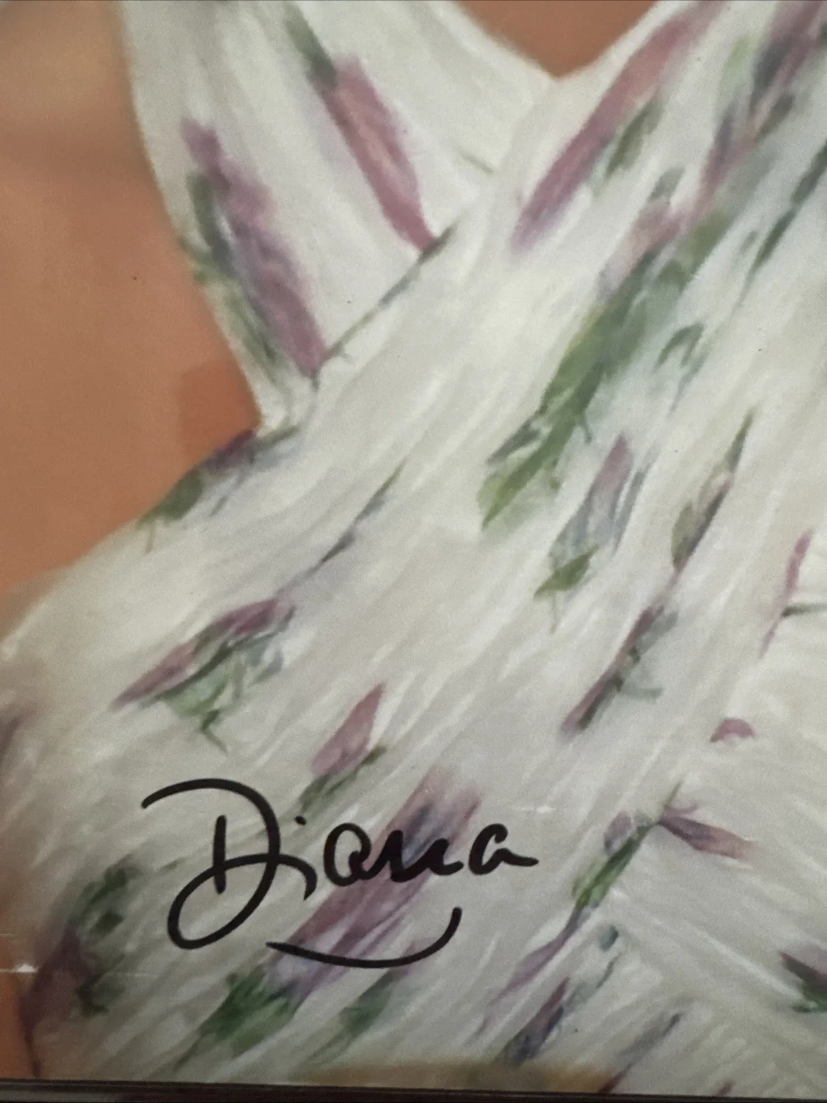 Authentic Signed Princess Diana Photograph, image 2