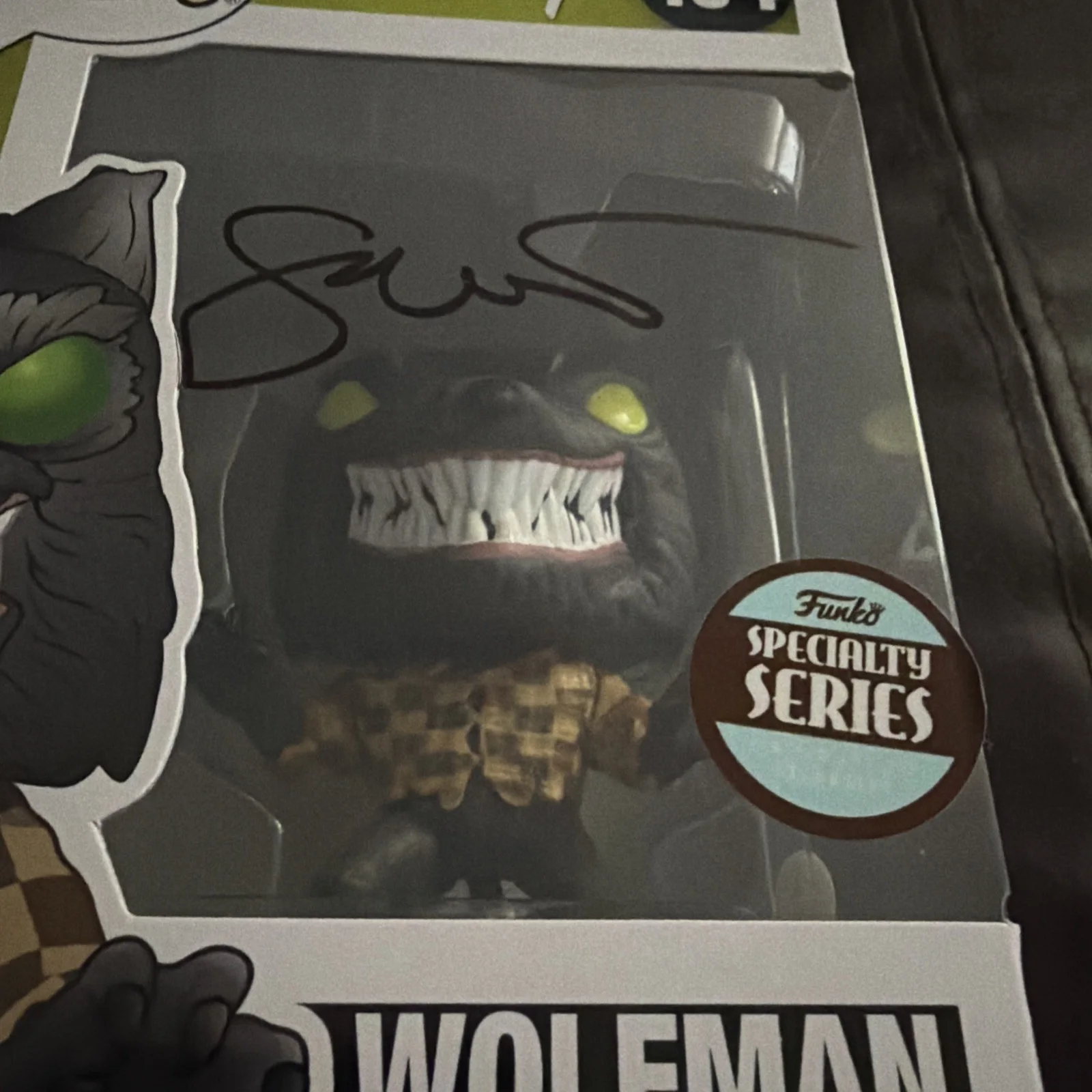 Nightmare Before Christmas Wolfman Funko 454 Signed by Glenn Walters JSA COA, image 2