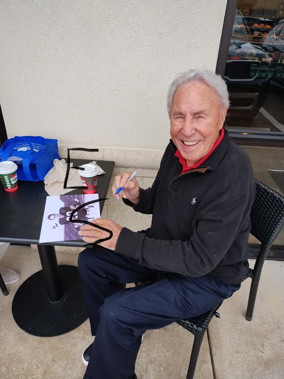 LEE CORSO SIGNED FSU PHOTO # 20 COACH ESPN LOUIVILLE INDIANA RENEGADES PROOF, изображение 2