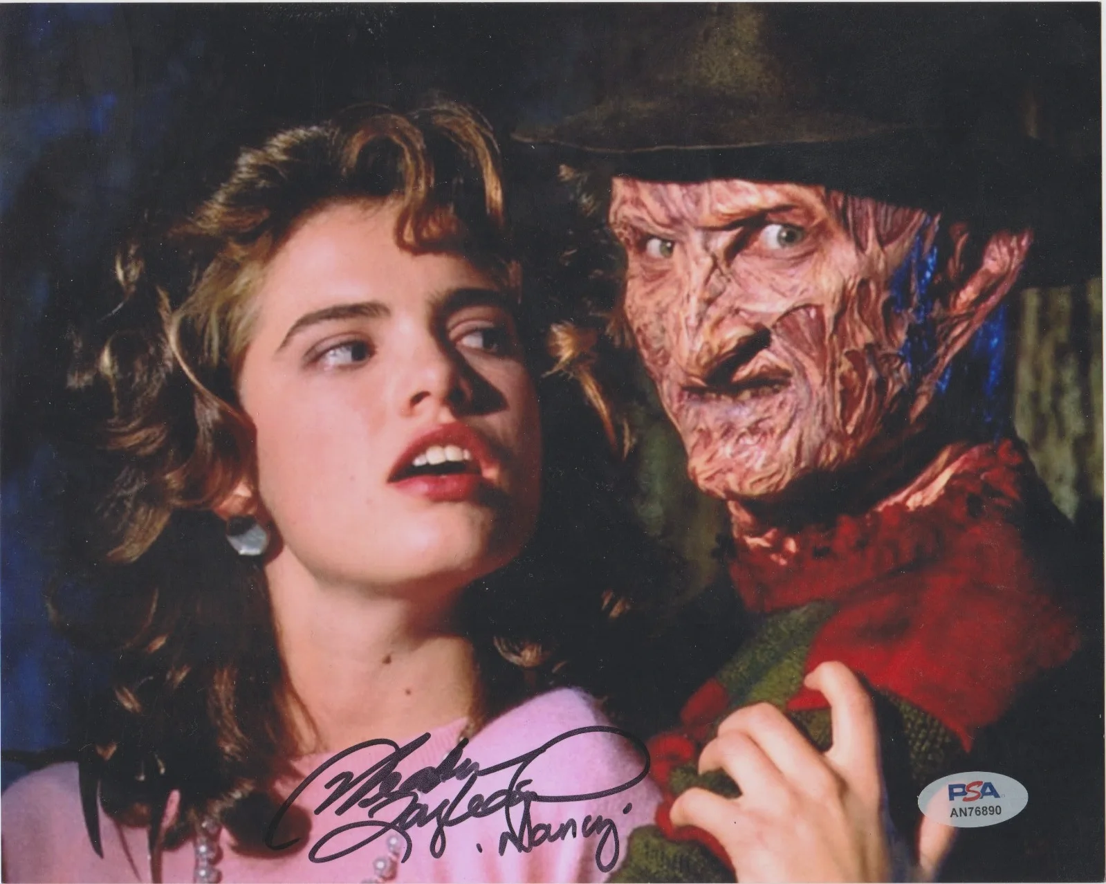 Heather Langenkamp — HEATHER LANGENKAMP Signed 8 x 10 NIGHTMARE ELM STREET Photo AUTOGRAPH PSA/DNA