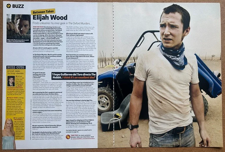 ELIJAH WOOD - 2008 Full page UK magazine poster, image 2