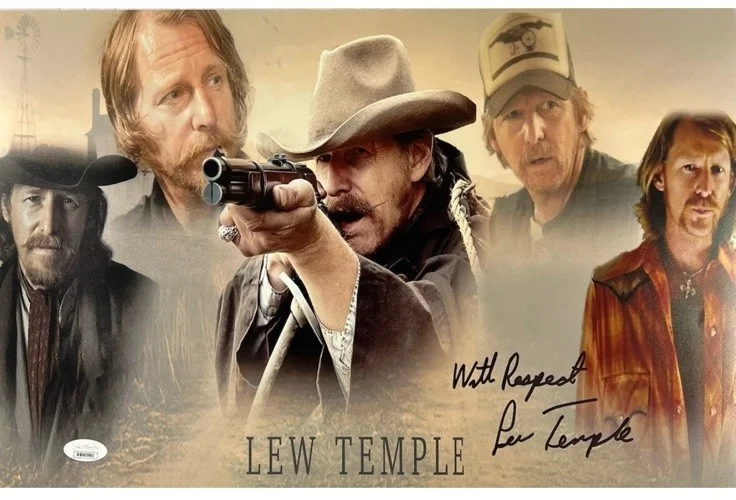 Locus Fender Lew Temple — Signed Autographed Locus Fender Lew Temple' Film Domino 11x17 Photo JSA COA, изображение 5