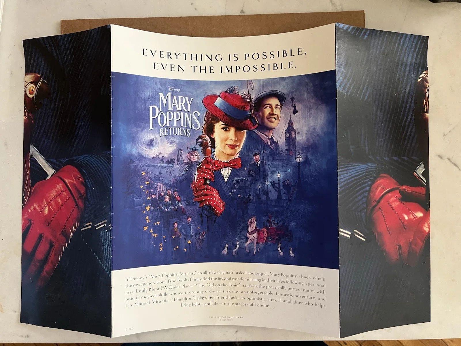 Mary Poppins Returns Four Color Fold Out Awards Solicitation!, image 2