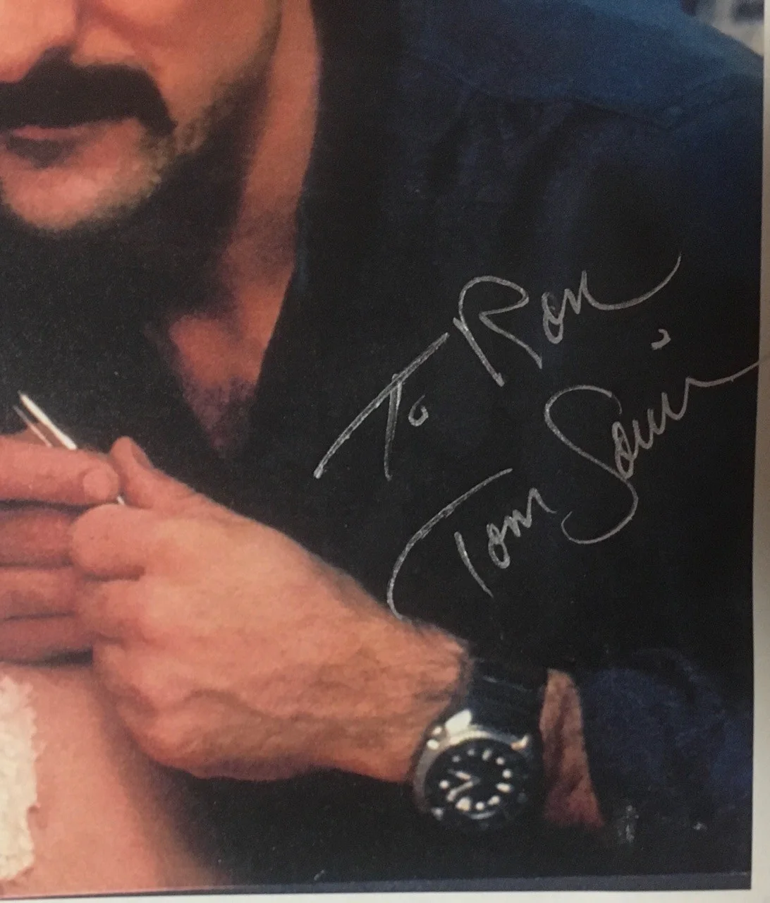 Tom Savini — George Romero's CREEPSHOW! EFFECTS w/TOM SAVINI AUTOGRAPHED 8x11 photo! HORROR!, изображение 2