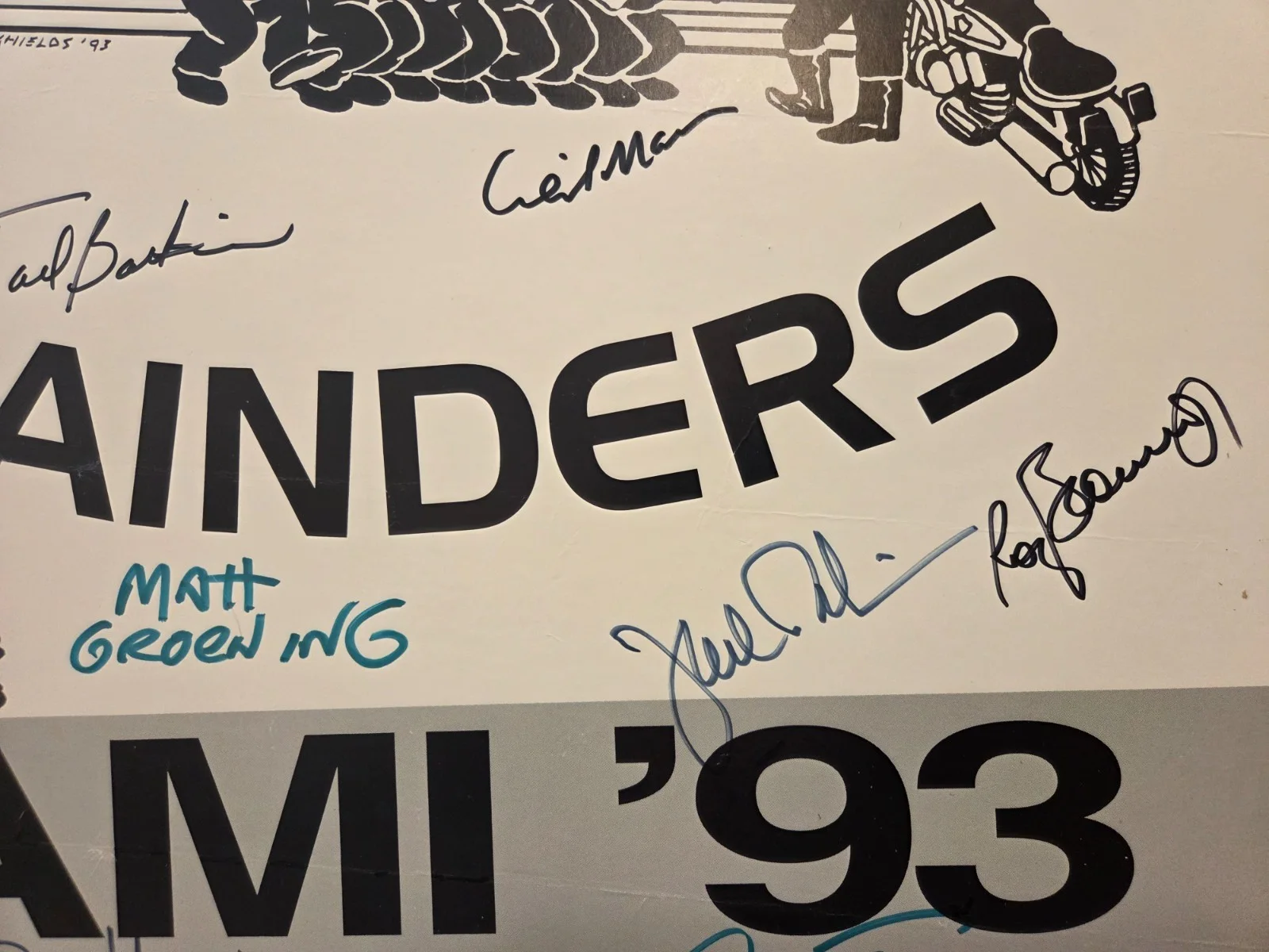 Framed "The Rock Bottom Remainders" 22x28 inch Poster, signed by Stephen King, image 4