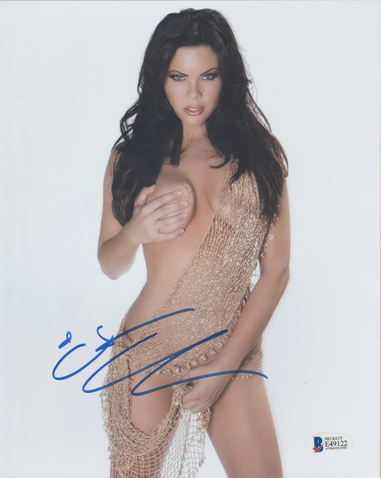 Christa Campbell — CHRISTA CAMPBELL Signed 8 x 10 SEXY Photo Autograph w/ BAS COA Beckett AUTO