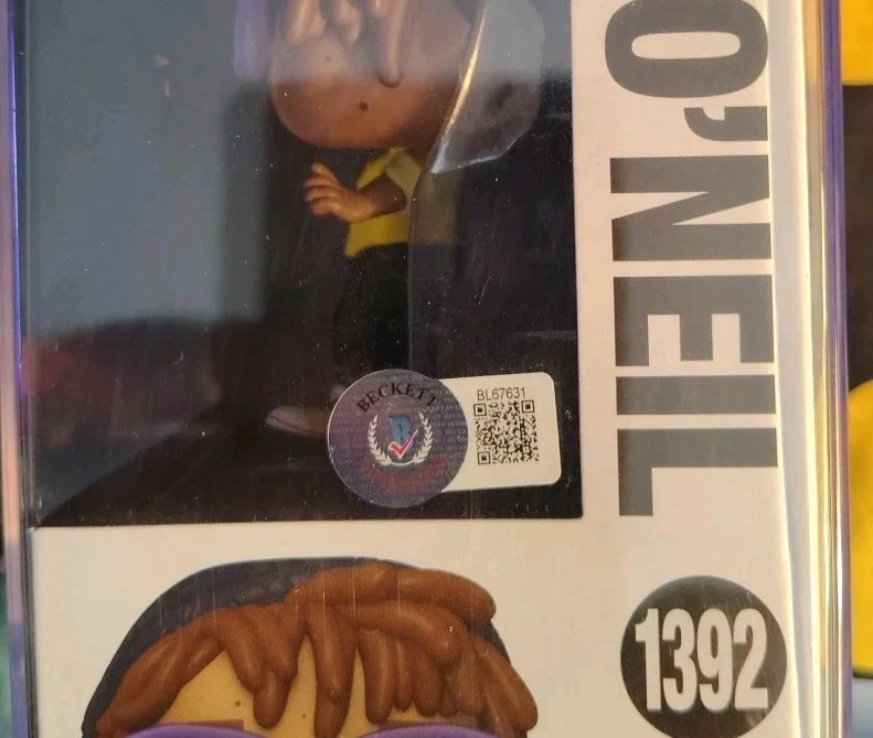 AYO EDEBIRI SIGNED TEENAGE MUTANT NINJA TURTLES Funko Pop APRIL O'Neil BAS Coa, изображение 3