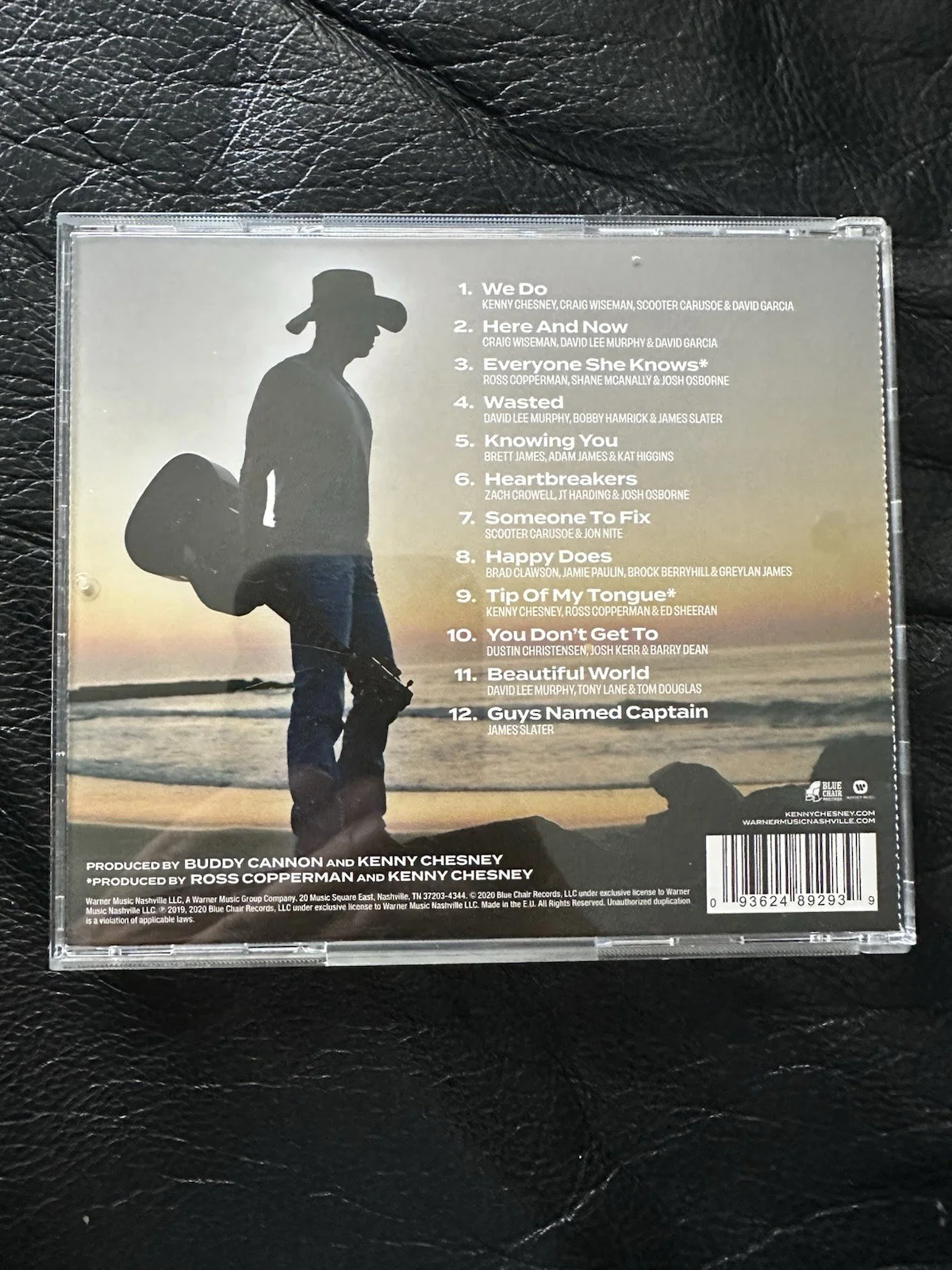Kenny Chesney Signed Here And Now CD Beckett COA BU97760, image 3