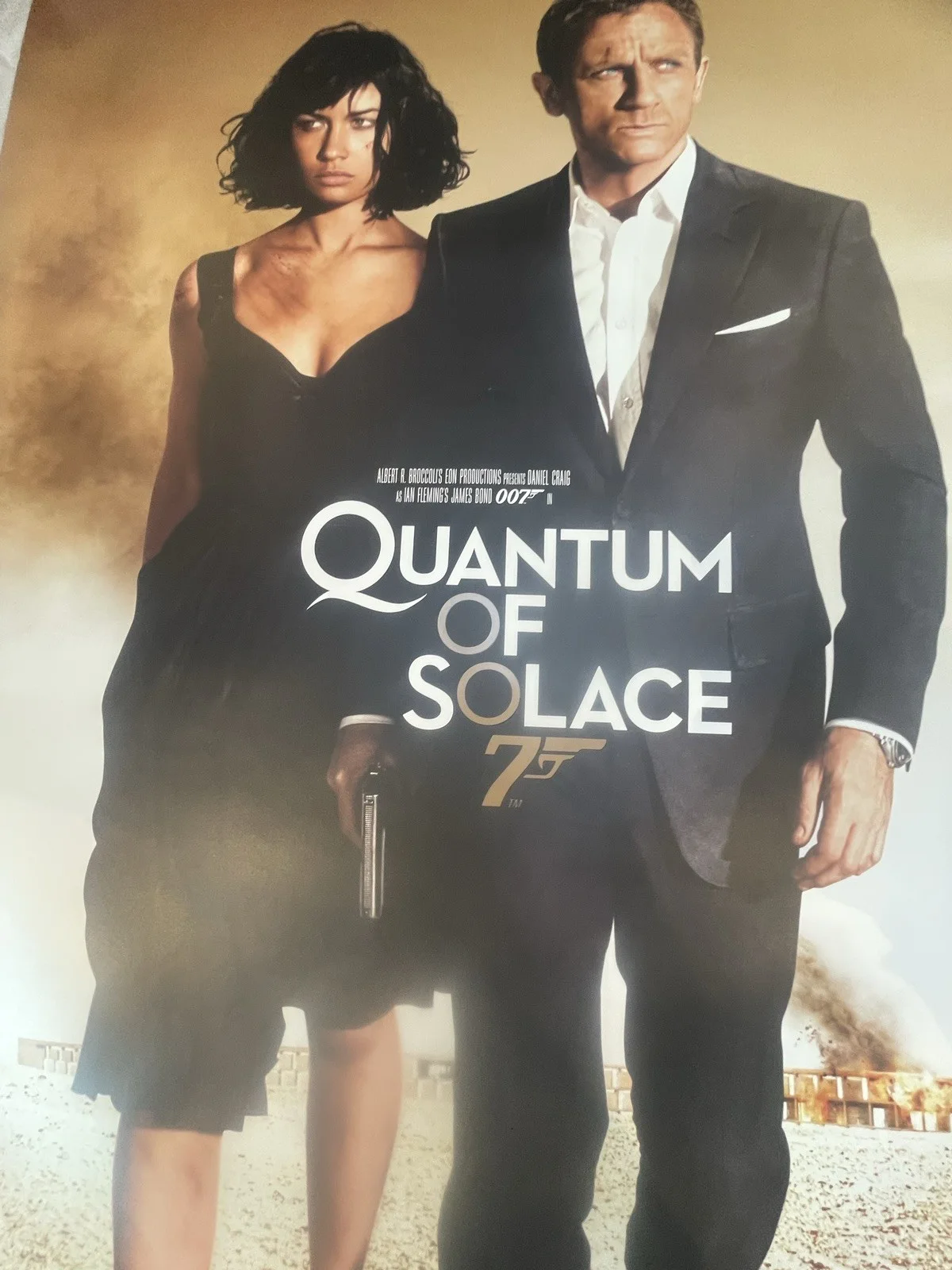 3x Original James Bond One Sheets 27x40 Rare, image 2