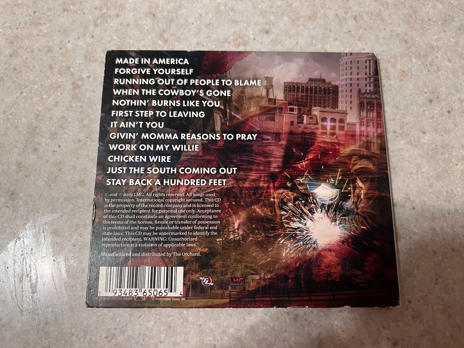 Tracy Lawerence Signed CD Made In America Autograph Auto Country, image 2