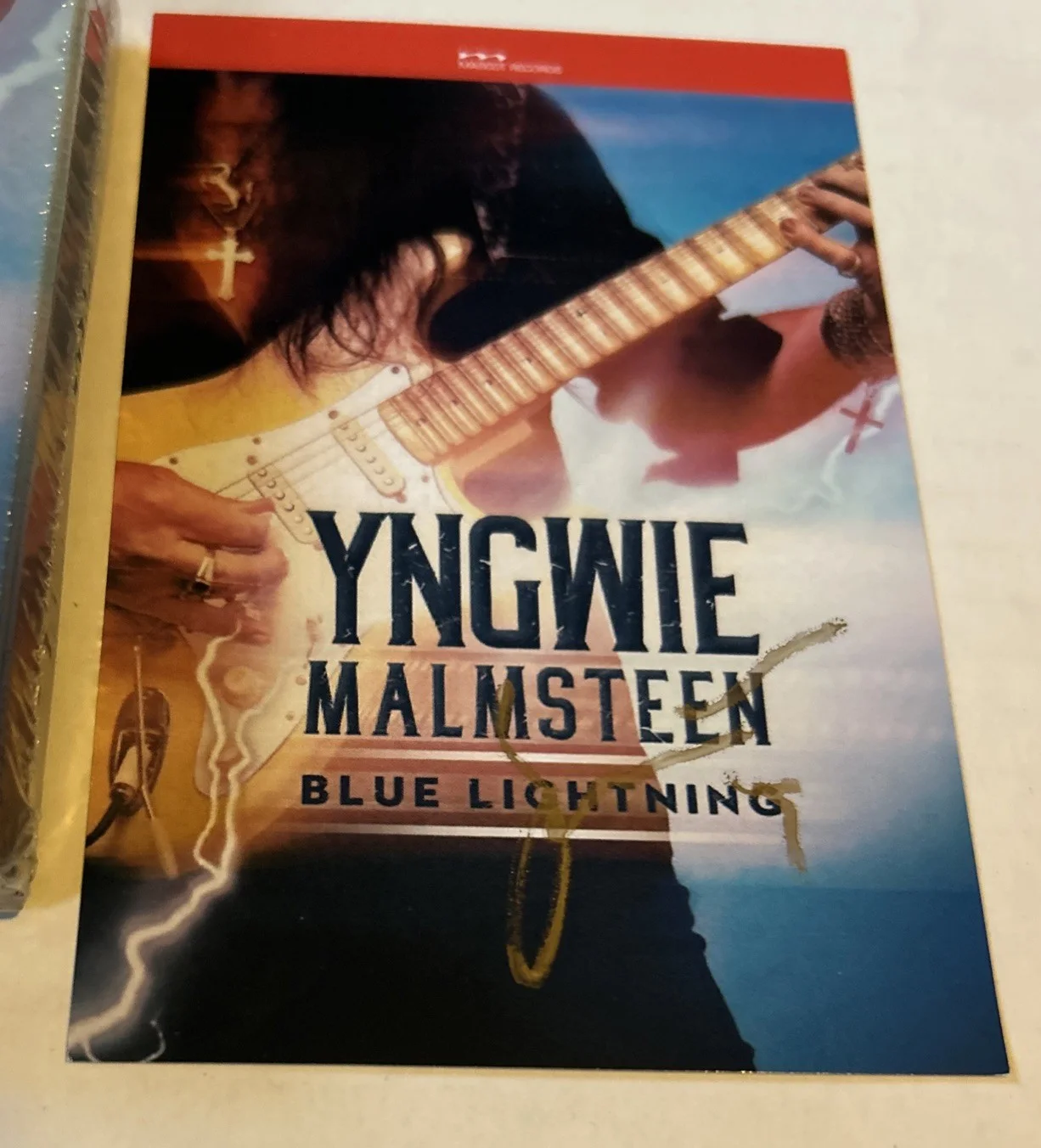 Blue Lightning [Deluxe Edition] * by Yngwie Malmsteen (CD, 2019) Hand Signed, изображение 2