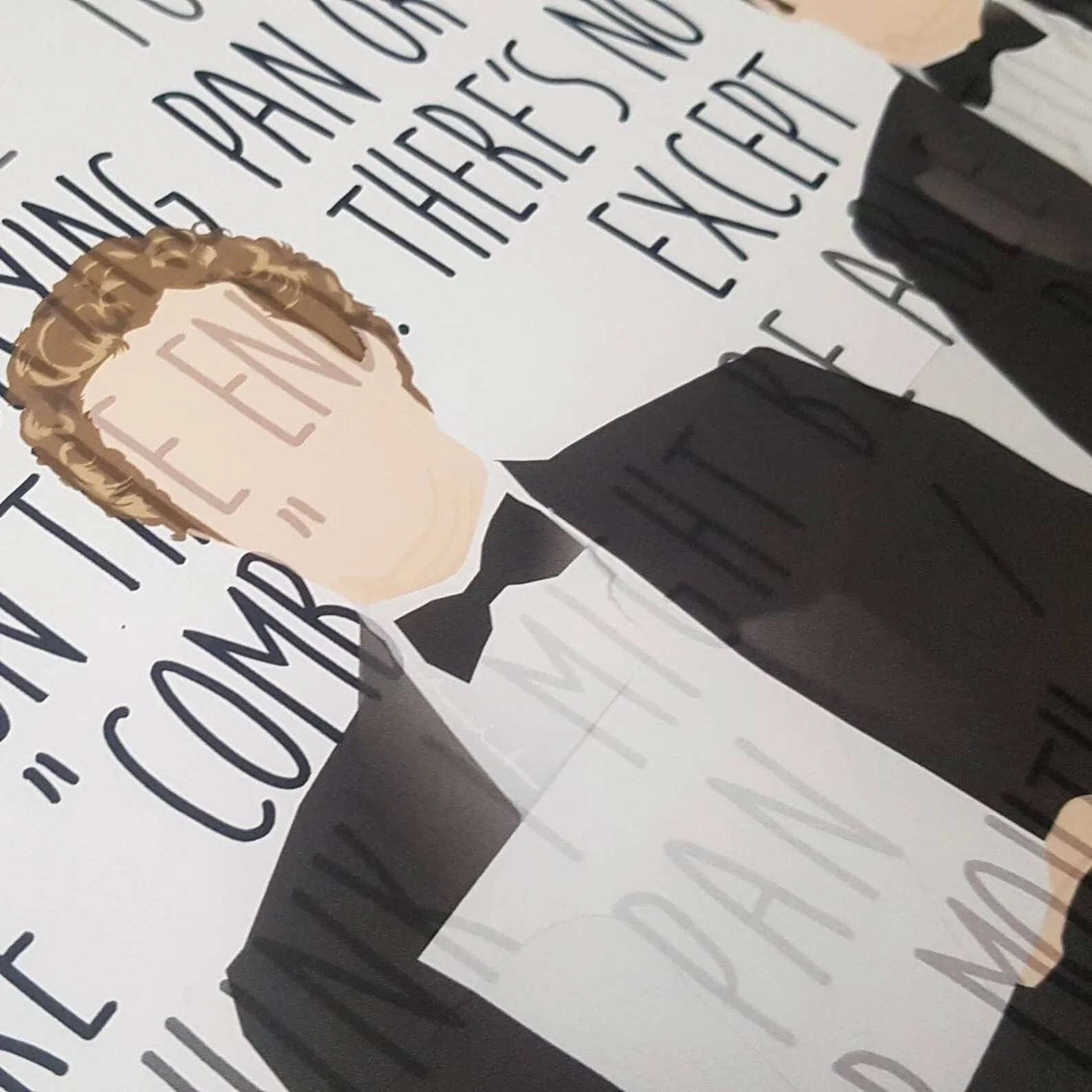 Step Brothers Interview Scene Movie Quotes Wall Art Print Poster, изображение 5