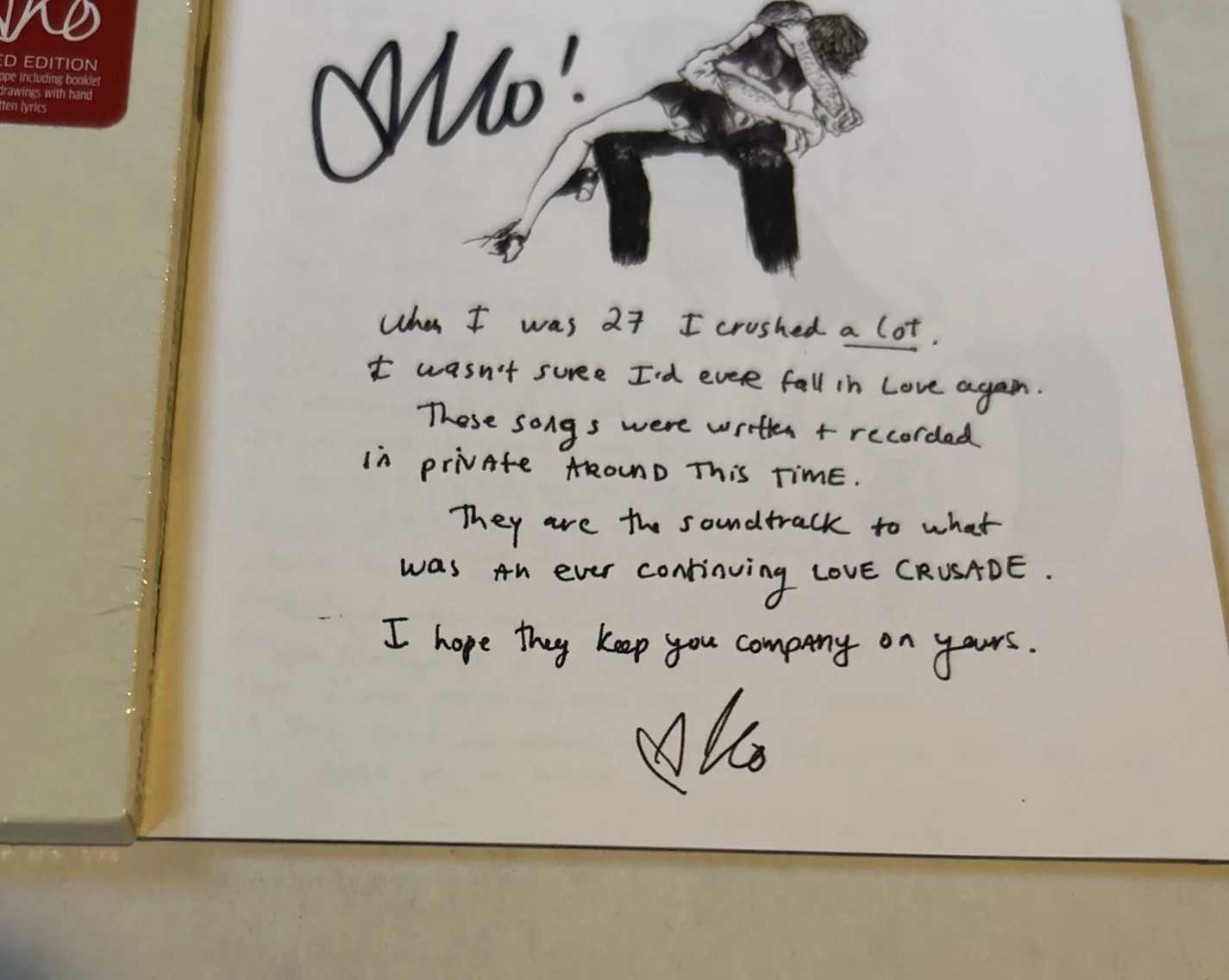 KAREN O Crush Songs SIGNED Limited Edition CD *New* Autographed Yeah Yeah Yeahs, изображение 2