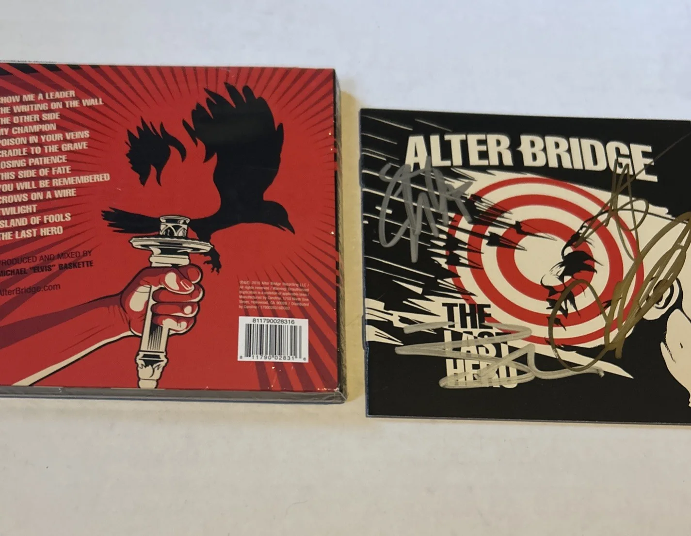 Alter Bridge Last Hero Signed Autographed CD Tremonti Kennedy, image 3