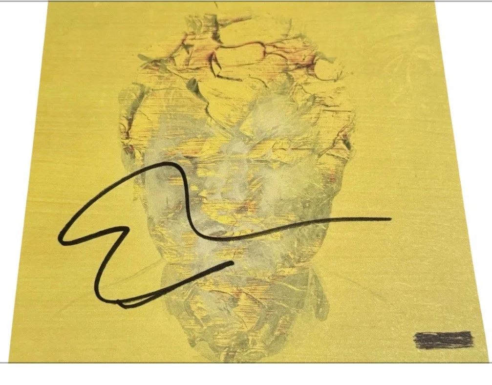 Ed Sheeran Signed Autographed Subtract CD Insert Art Shape of You NEW, изображение 4
