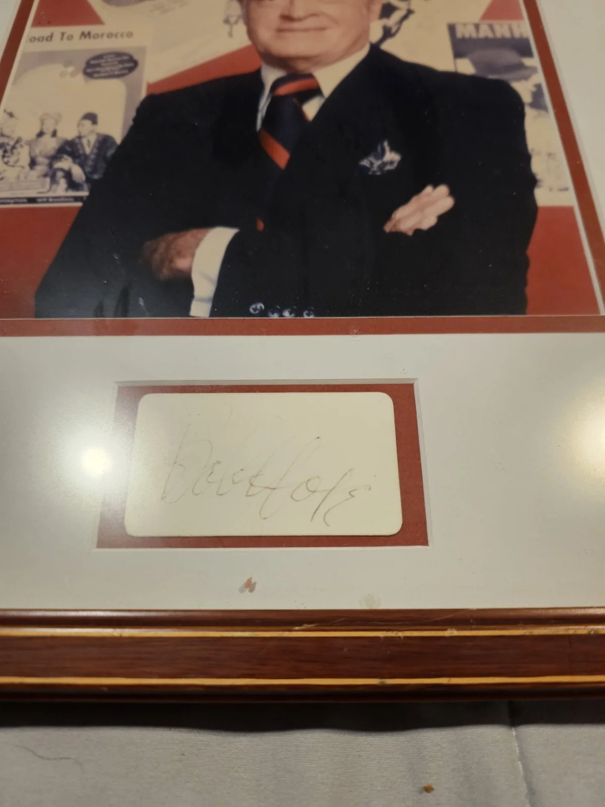 Bob Hope Autographed Framed 11x14 Photo, image 2