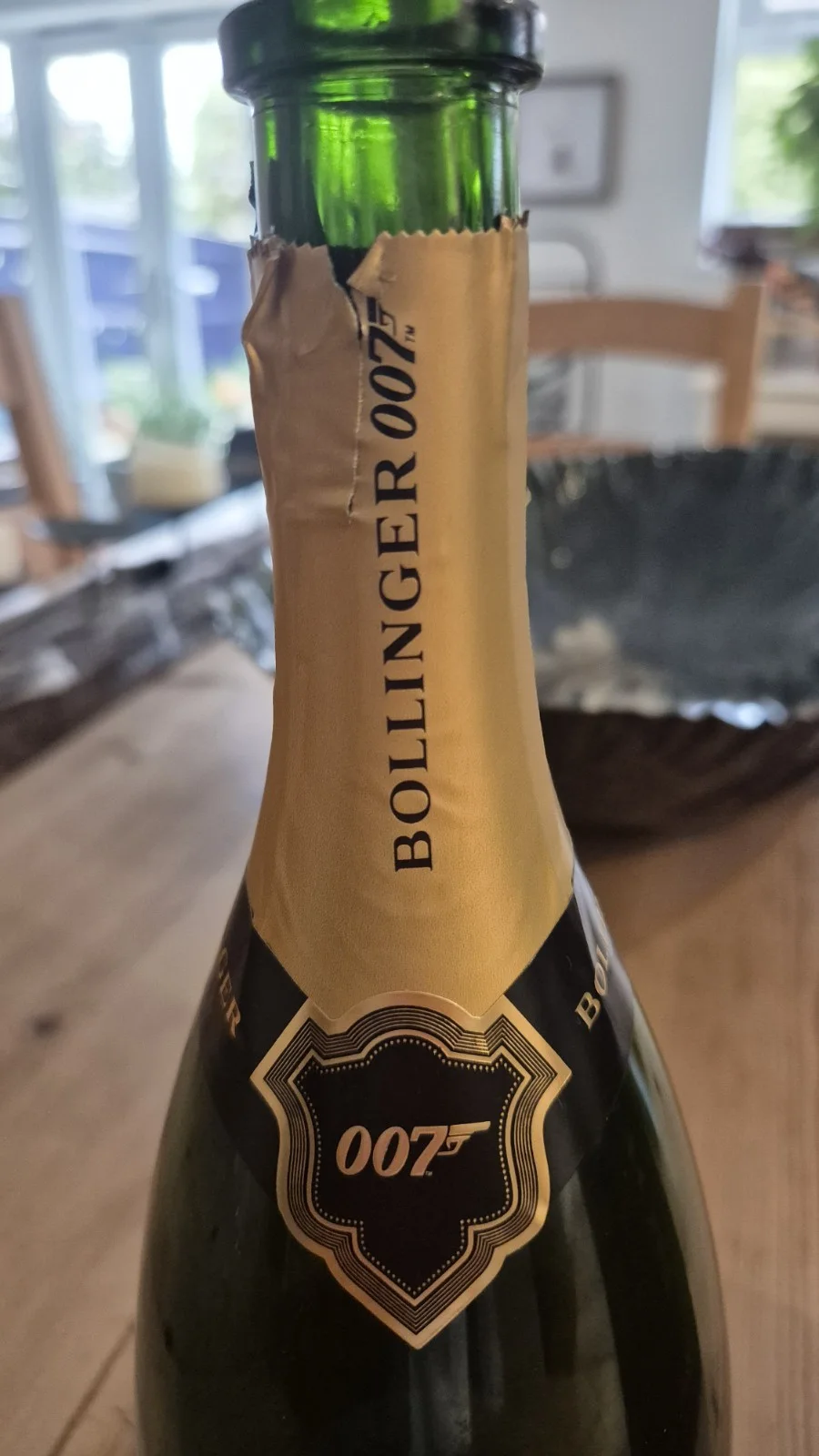 James Bond 007 Bollinger bottle and box Special Cuvee Champagne EMPTY!, image 3
