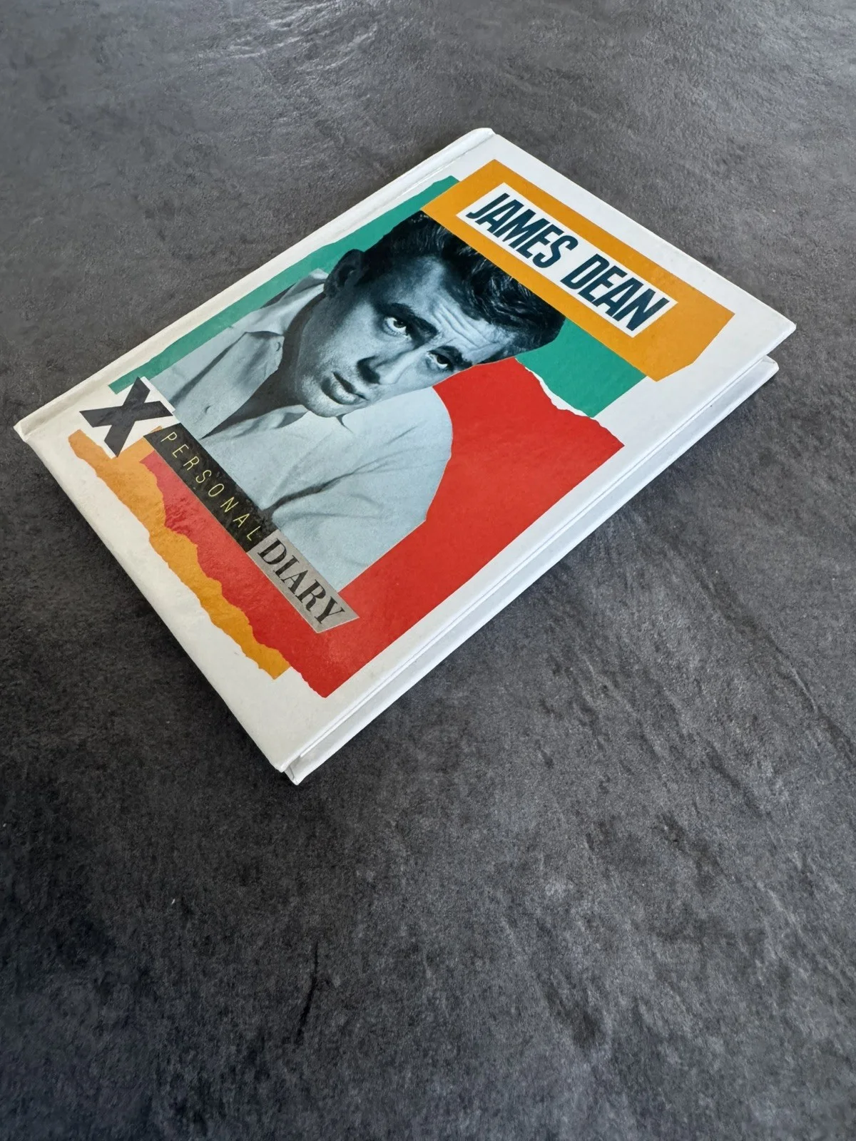 Vintage 80s James Dean Personal Diary Book With Photos, Facts Etc unused, изображение 2