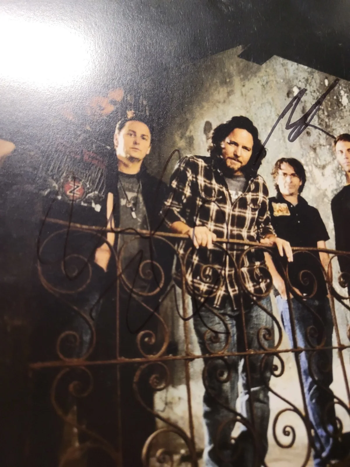 Pearl Jam Matt Cameron Mike McCready Signed autograph 8x10 PSA COA, image 2