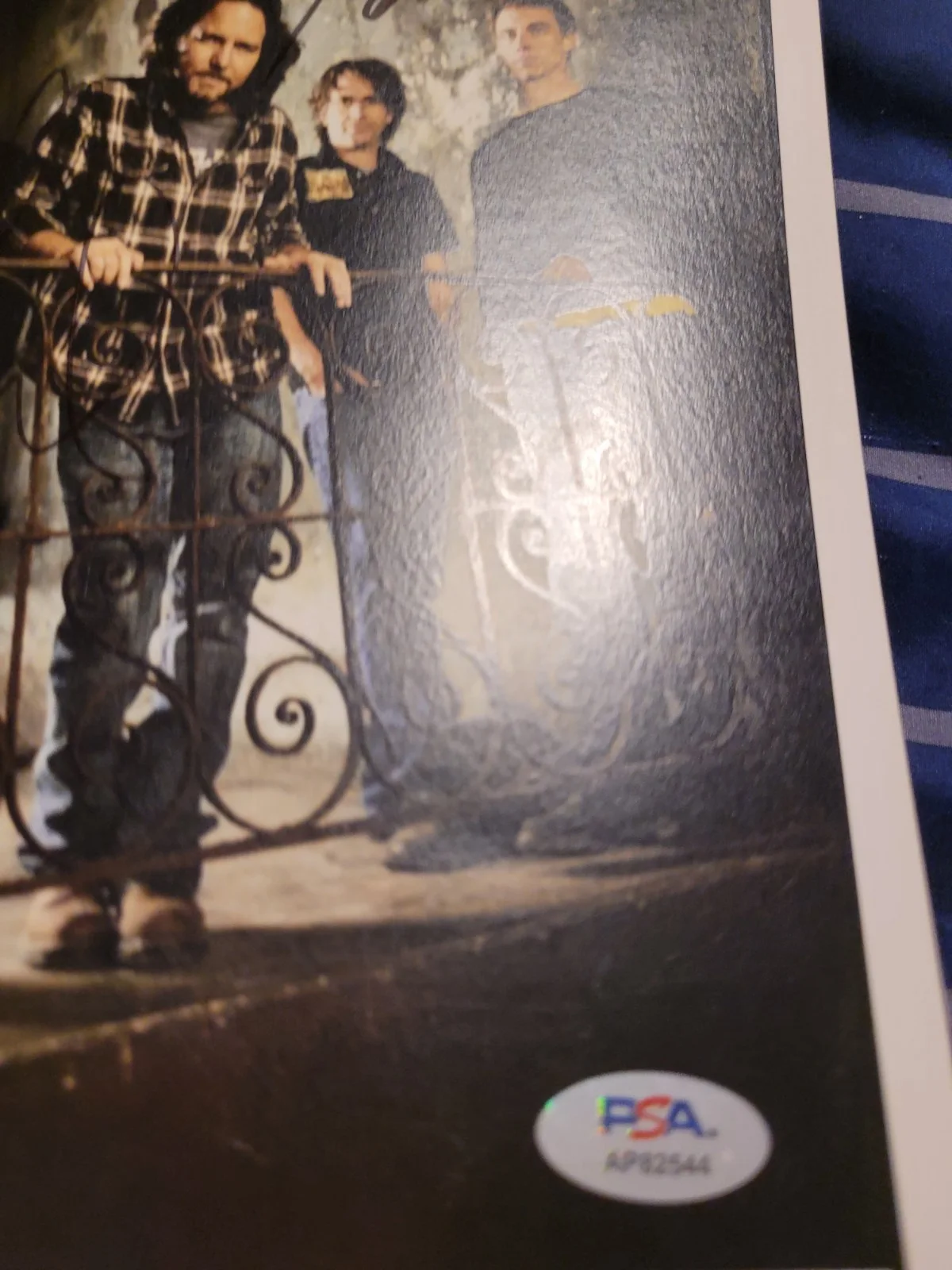 Pearl Jam Matt Cameron Mike McCready Signed autograph 8x10 PSA COA, image 4