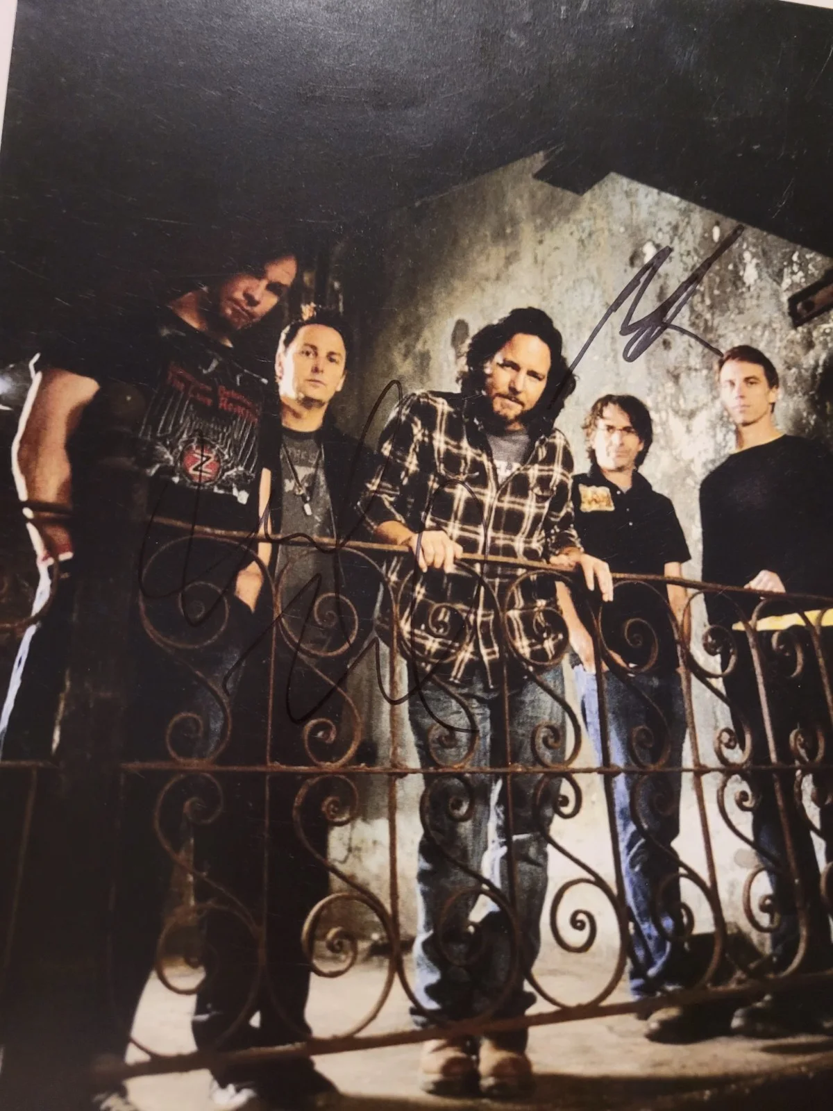 Pearl Jam Matt Cameron Mike McCready Signed autograph 8x10 PSA COA, image 5