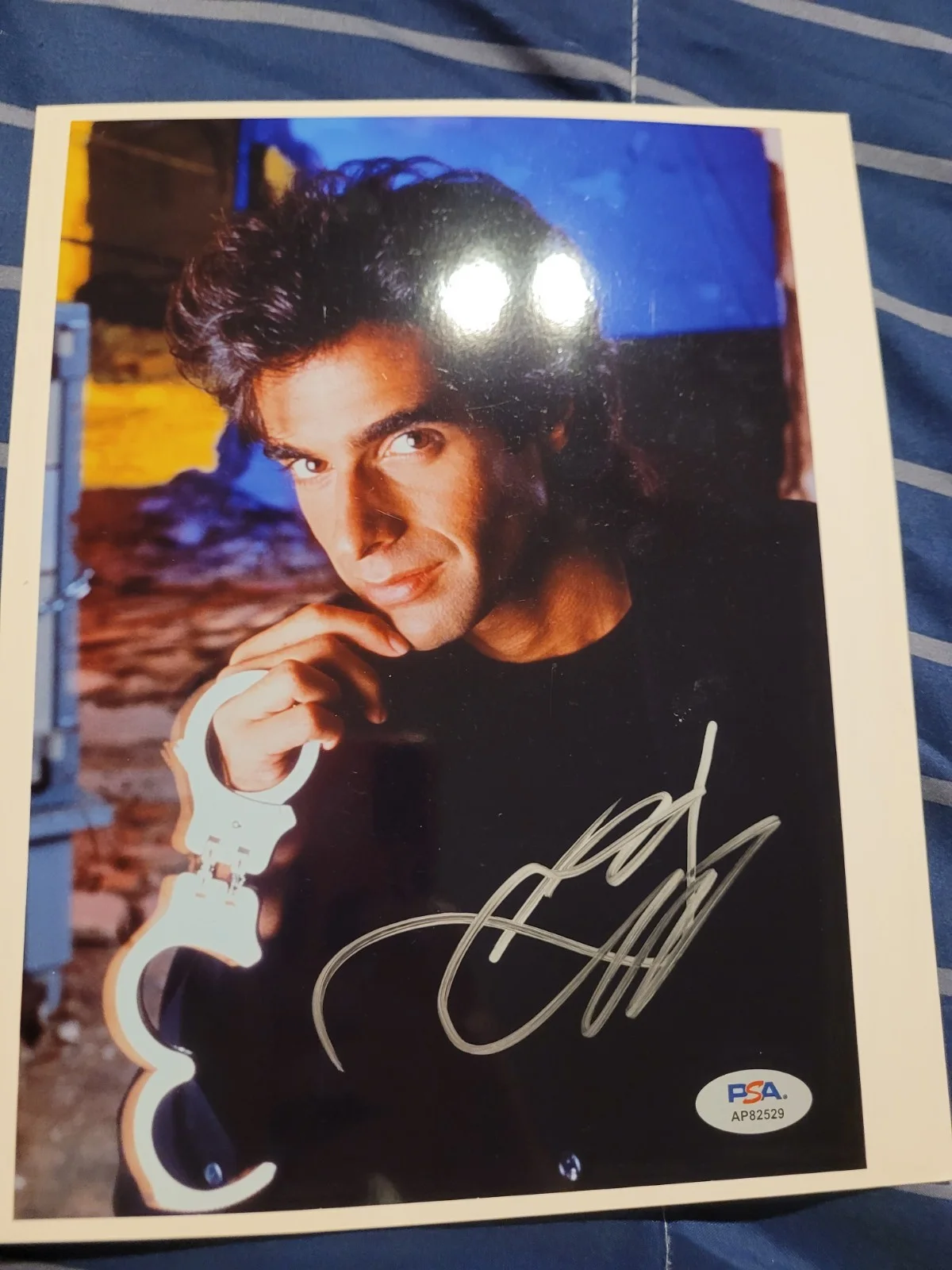 david copperfield — David Copperfield Signed Autograph 8x10 PSA COA Magician Illusions, image 2