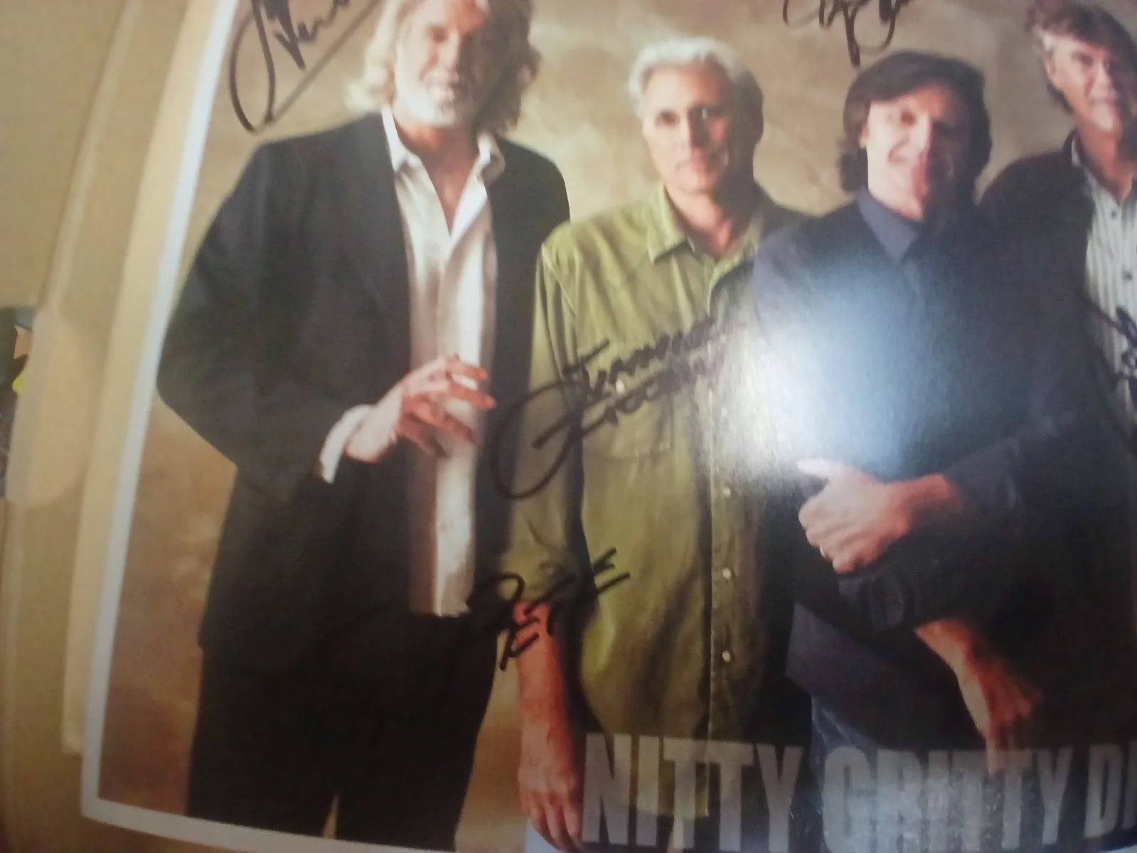 Nitty Gritty Dirt Band Signed 8x10 Cardstock Promo Photo color Guerented, image 3