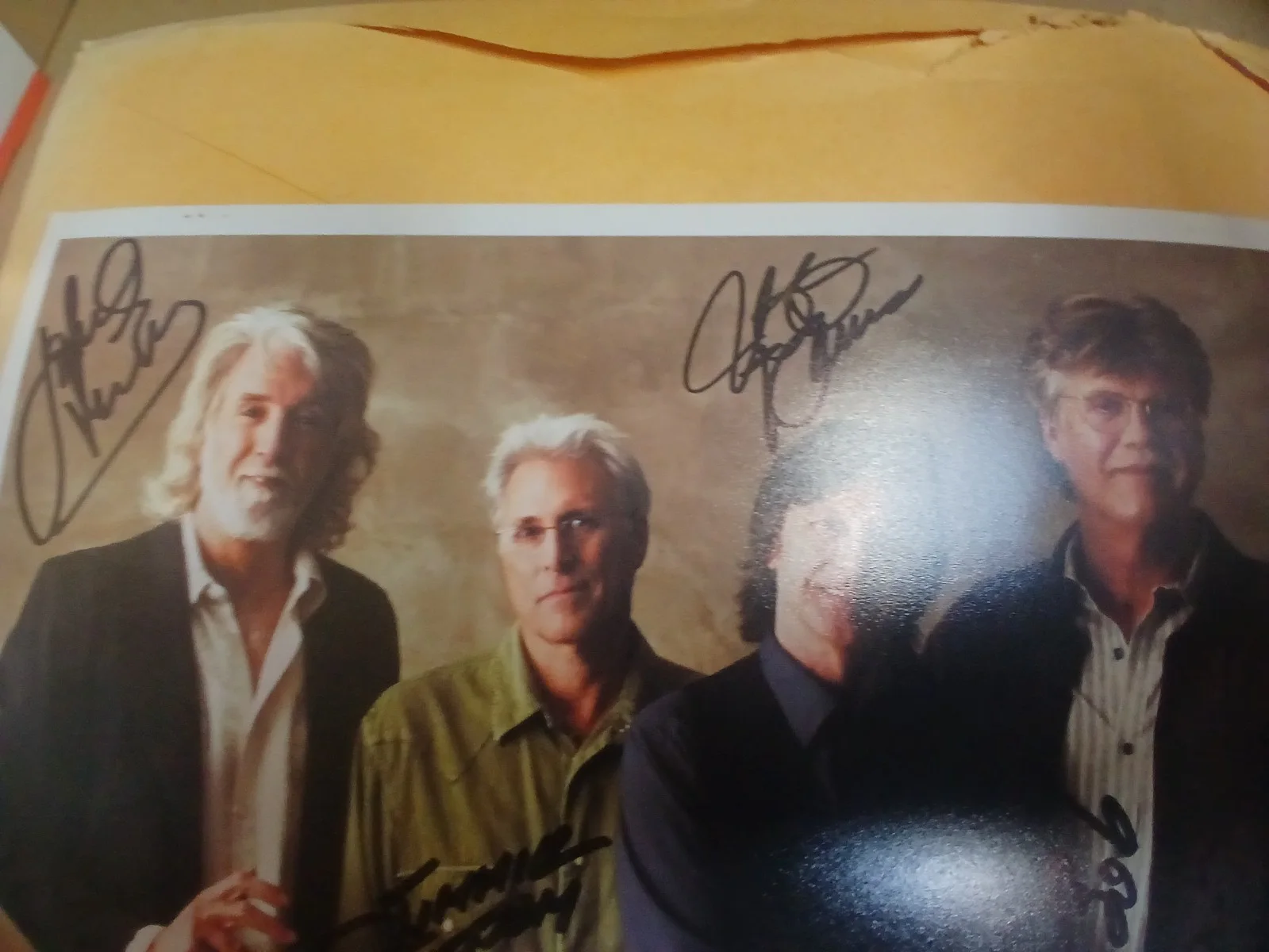 Nitty Gritty Dirt Band Signed 8x10 Cardstock Promo Photo color Guerented, image 5
