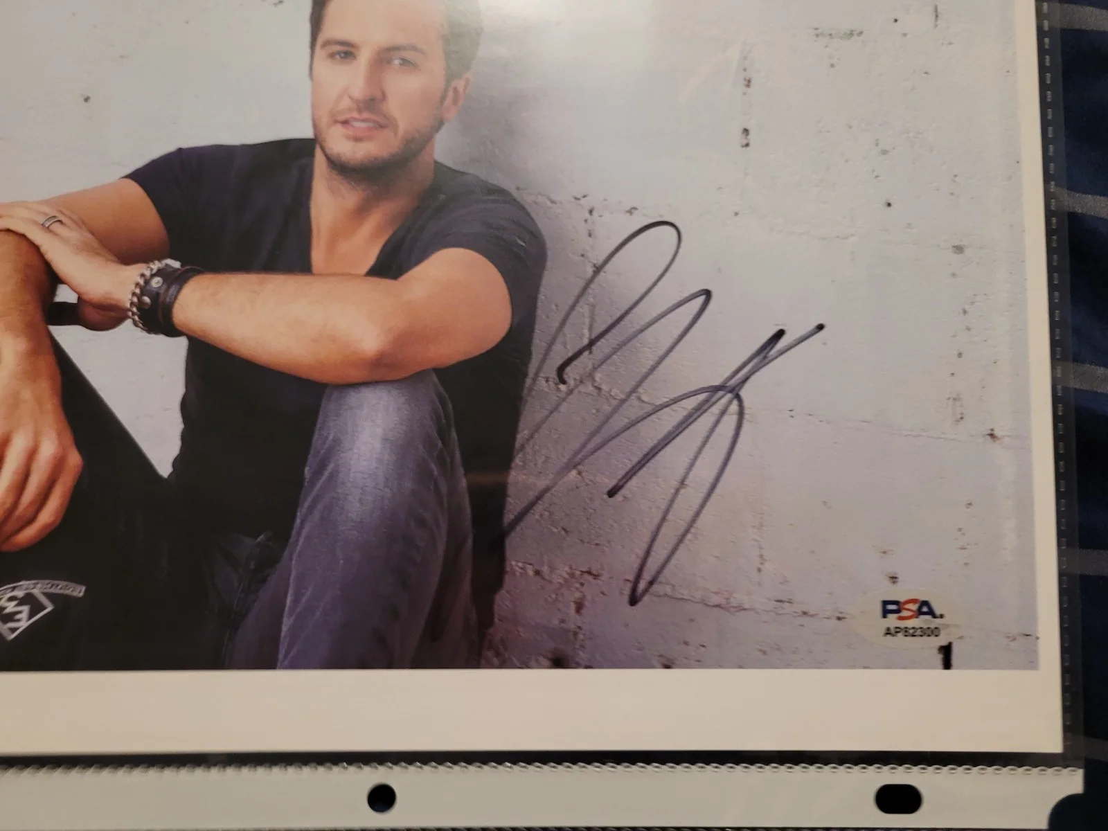 Luke Bryan Signed autograph 8x10 PSA COA Crash My Party Tailgates & Tanlines, image 2