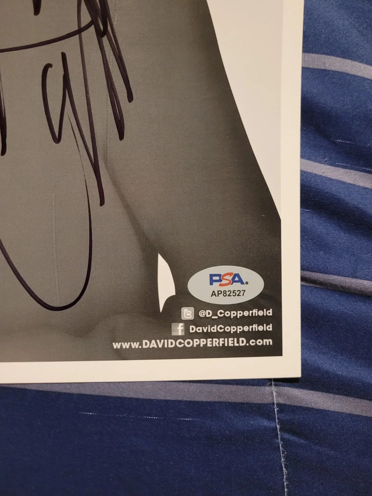 david copperfield — David Copperfield Signed Autograph 8x10 PSA COA Magician Illusions, image 3