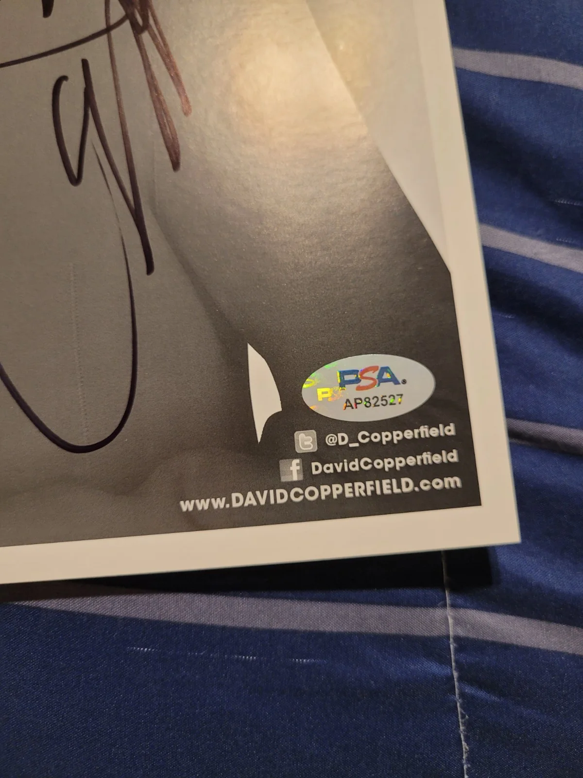 david copperfield — David Copperfield Signed Autograph 8x10 PSA COA Magician Illusions, image 4