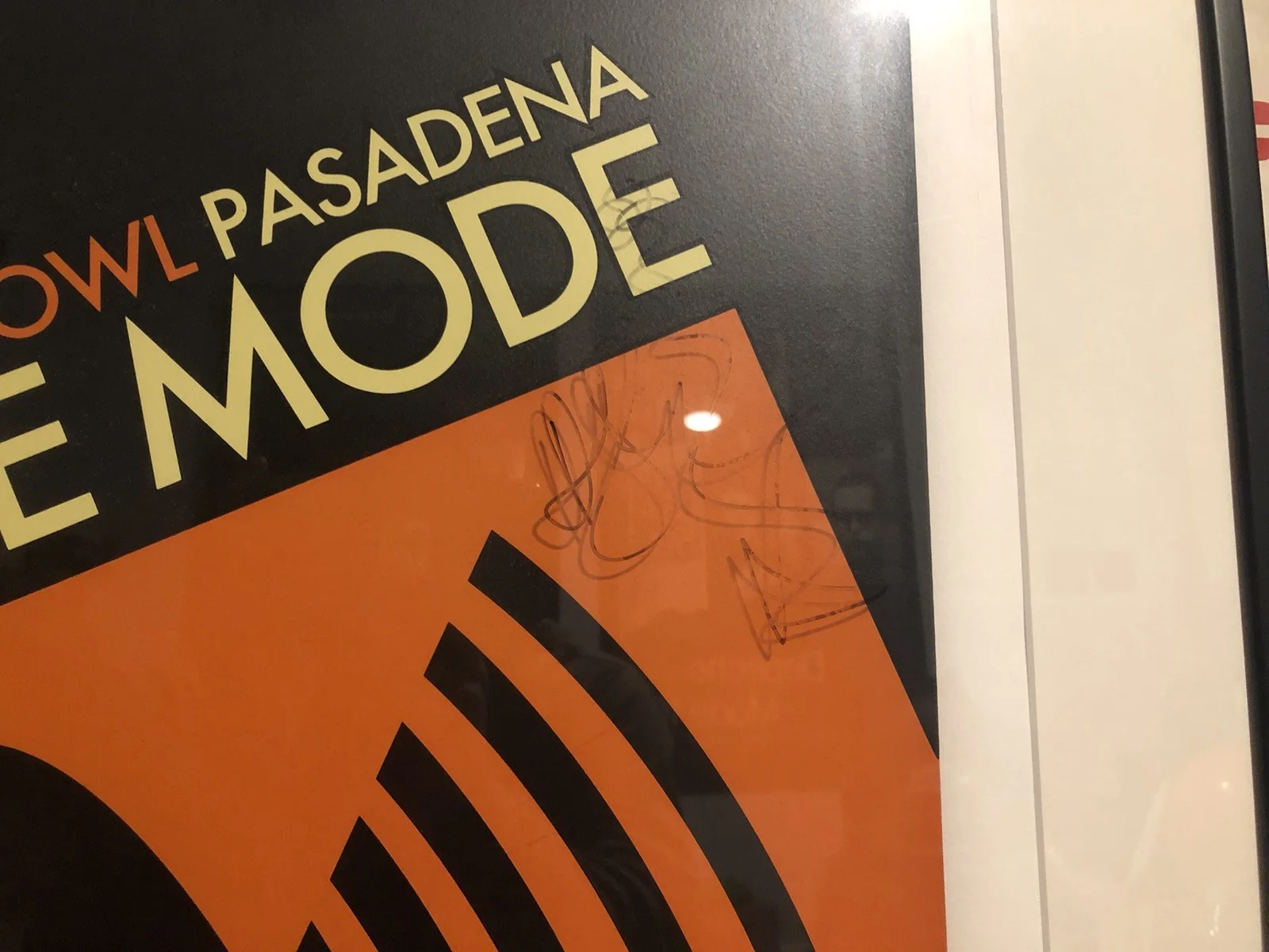 Depeche Mode Concert For The Masses 20th Print 1/300 Signed Dave Gahan Poster, image 4