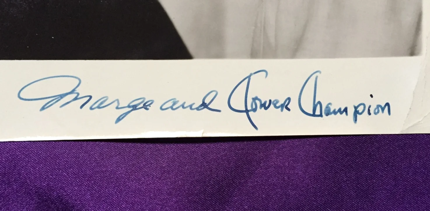 Marge Champion, Gower Champion — MARGE & GOWER CHAMPION - Dance & Acting Couple, 1950s - SIGNED PHOTO, изображение 3