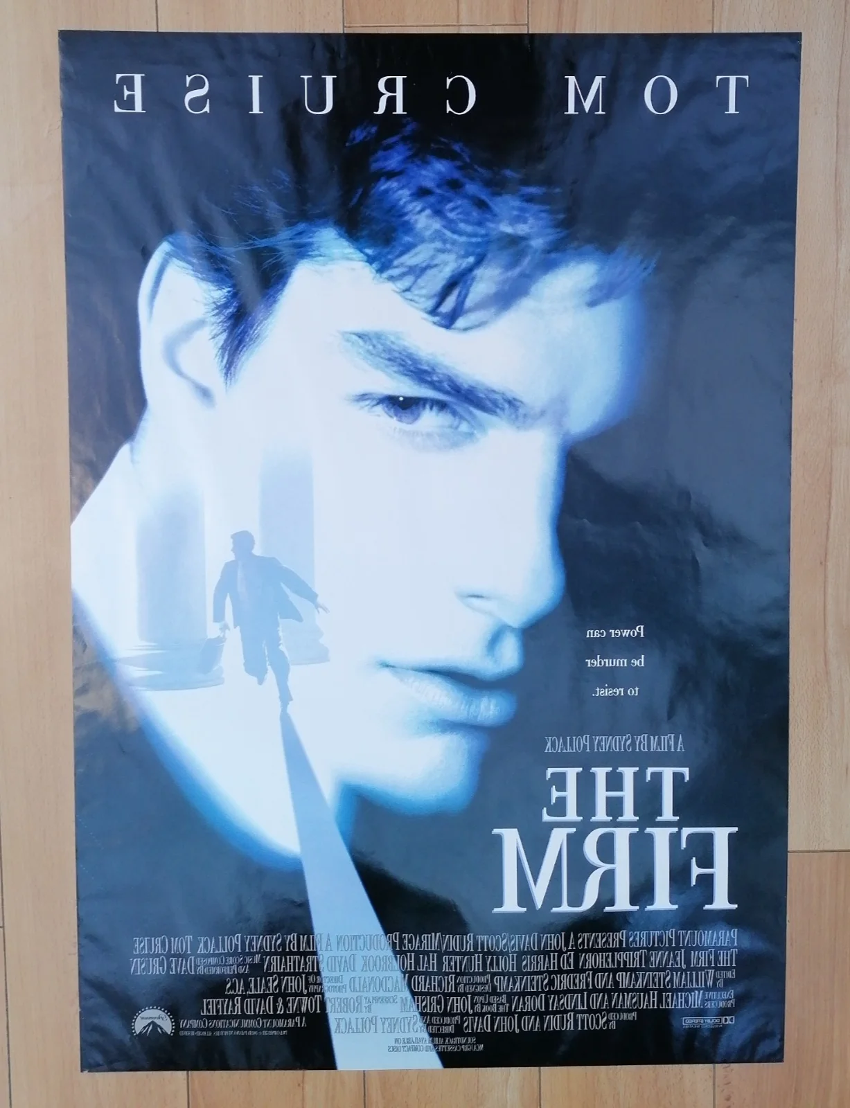 The Firm Poster original 1993 double sided signed by Tom Cruise 68x99cm, image 4